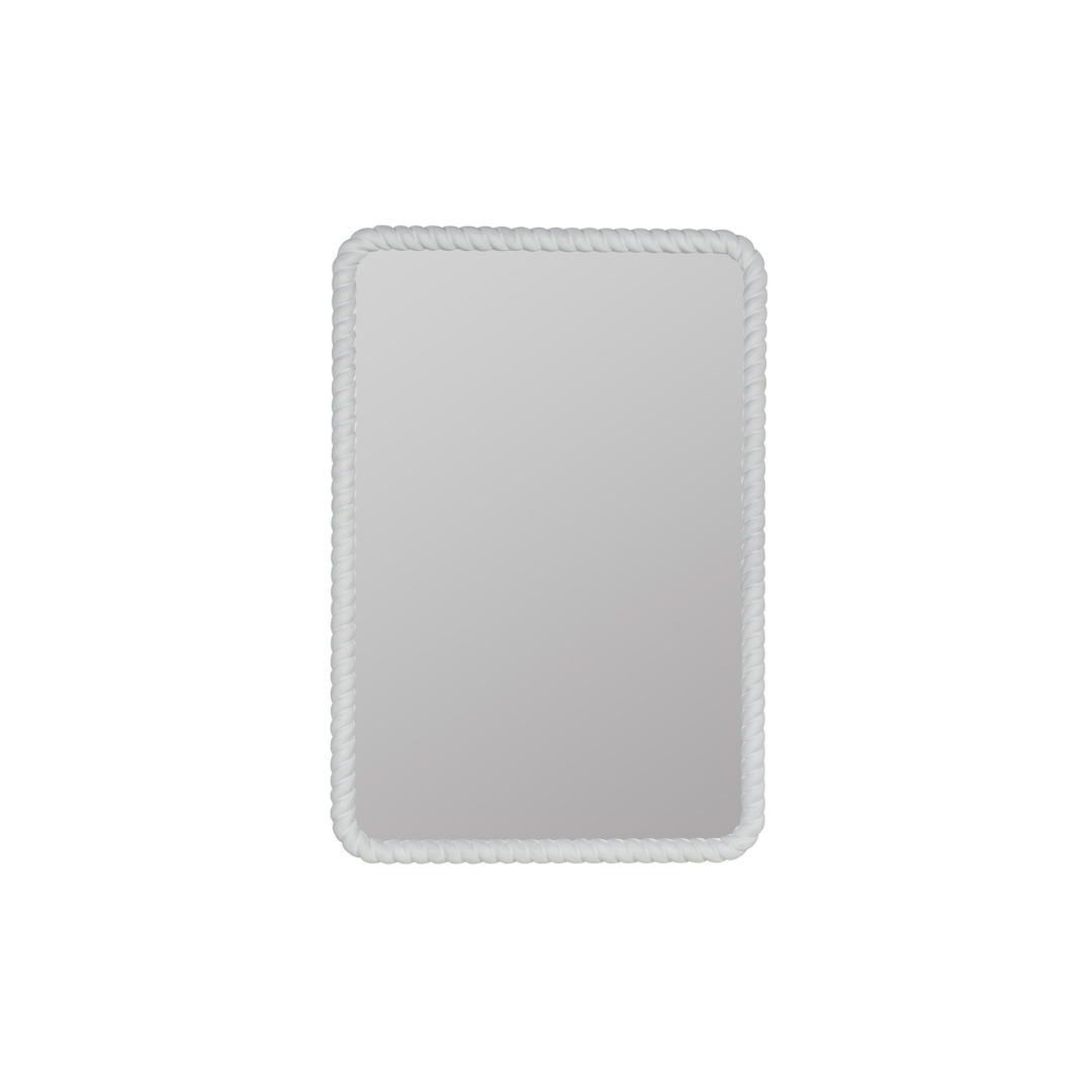 Eva White Rectangle Mirror