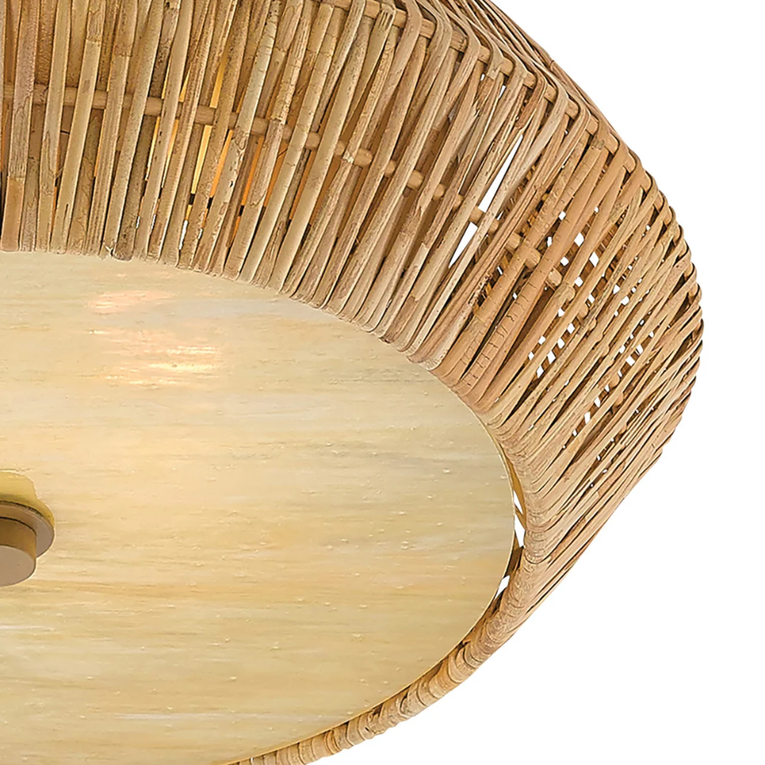 Antibes Natural Flush Mount