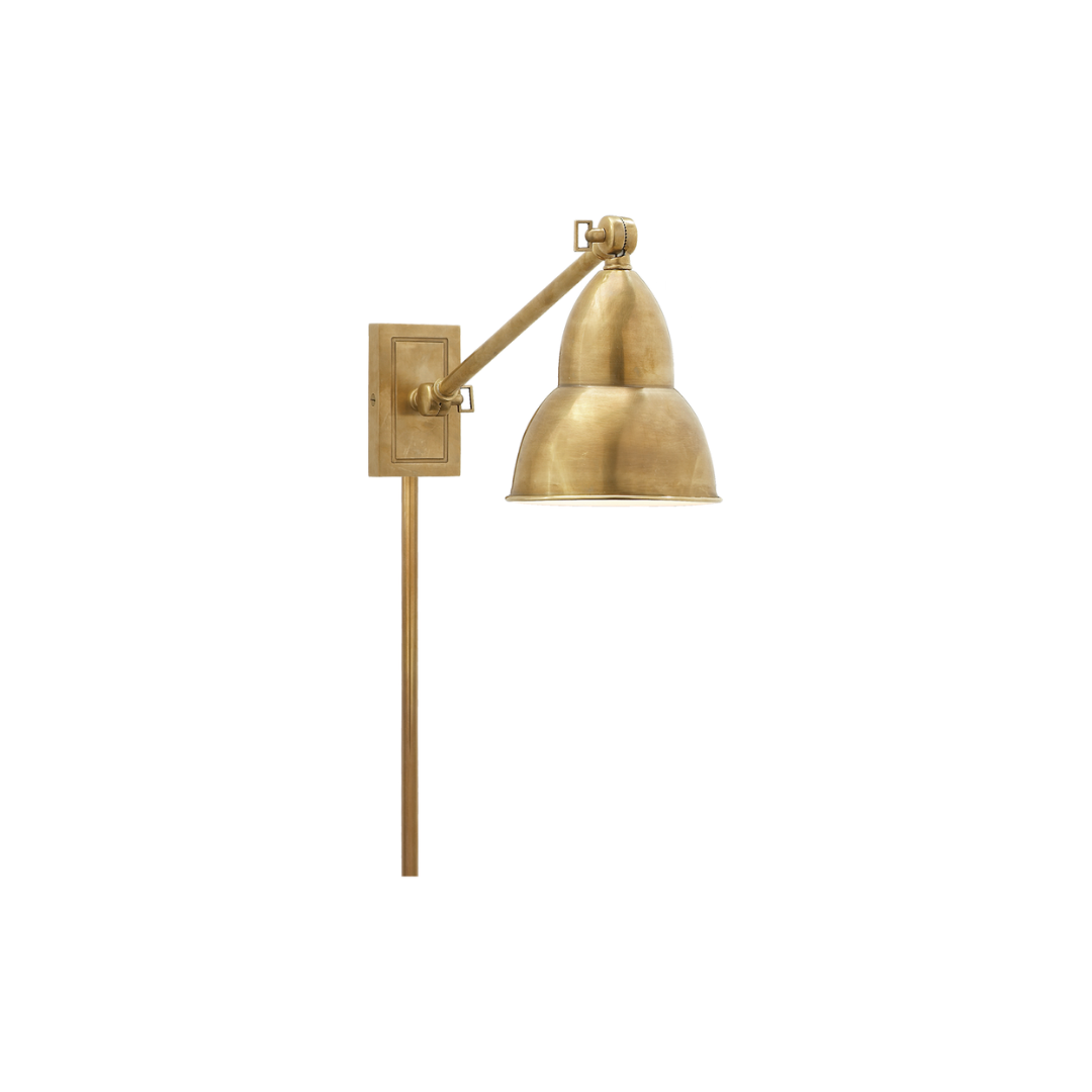 French Library Single Arm Wall Lamp