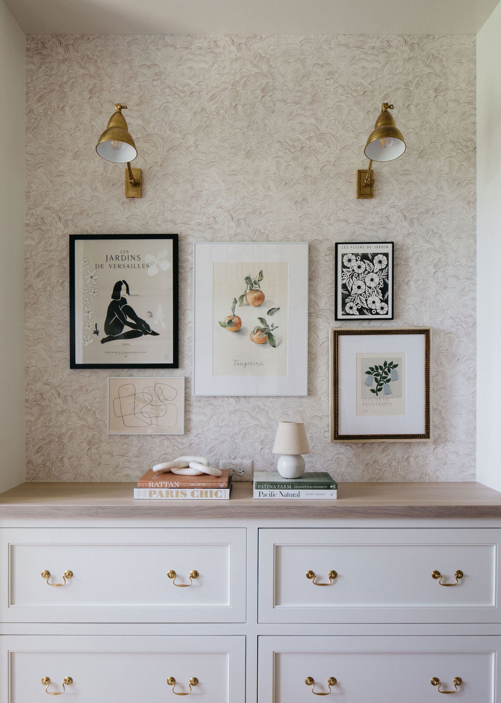French Library Single Arm Wall Lamp