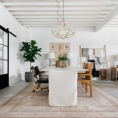 Elegant home furniture with clean lines and neutral tones