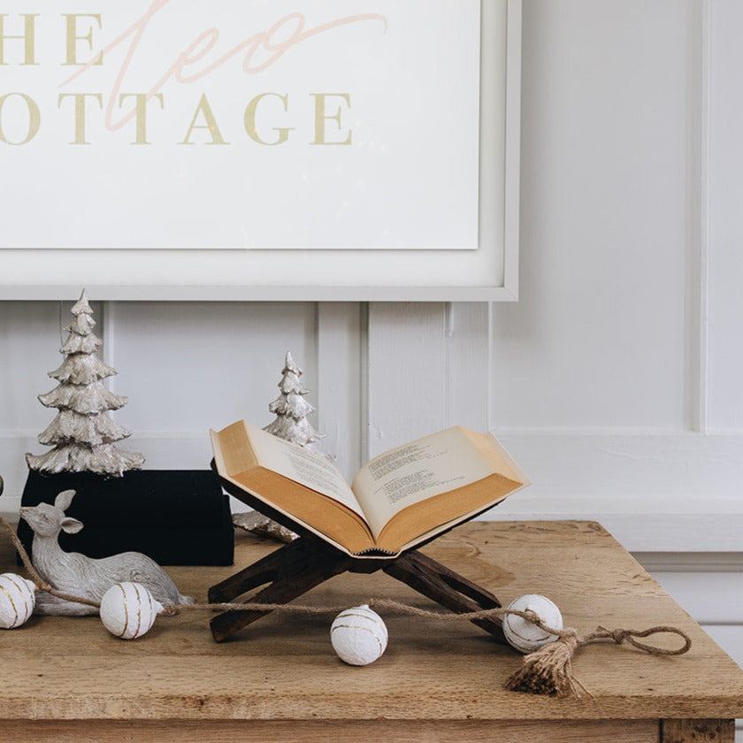 Reclaimed Wood Book Holder