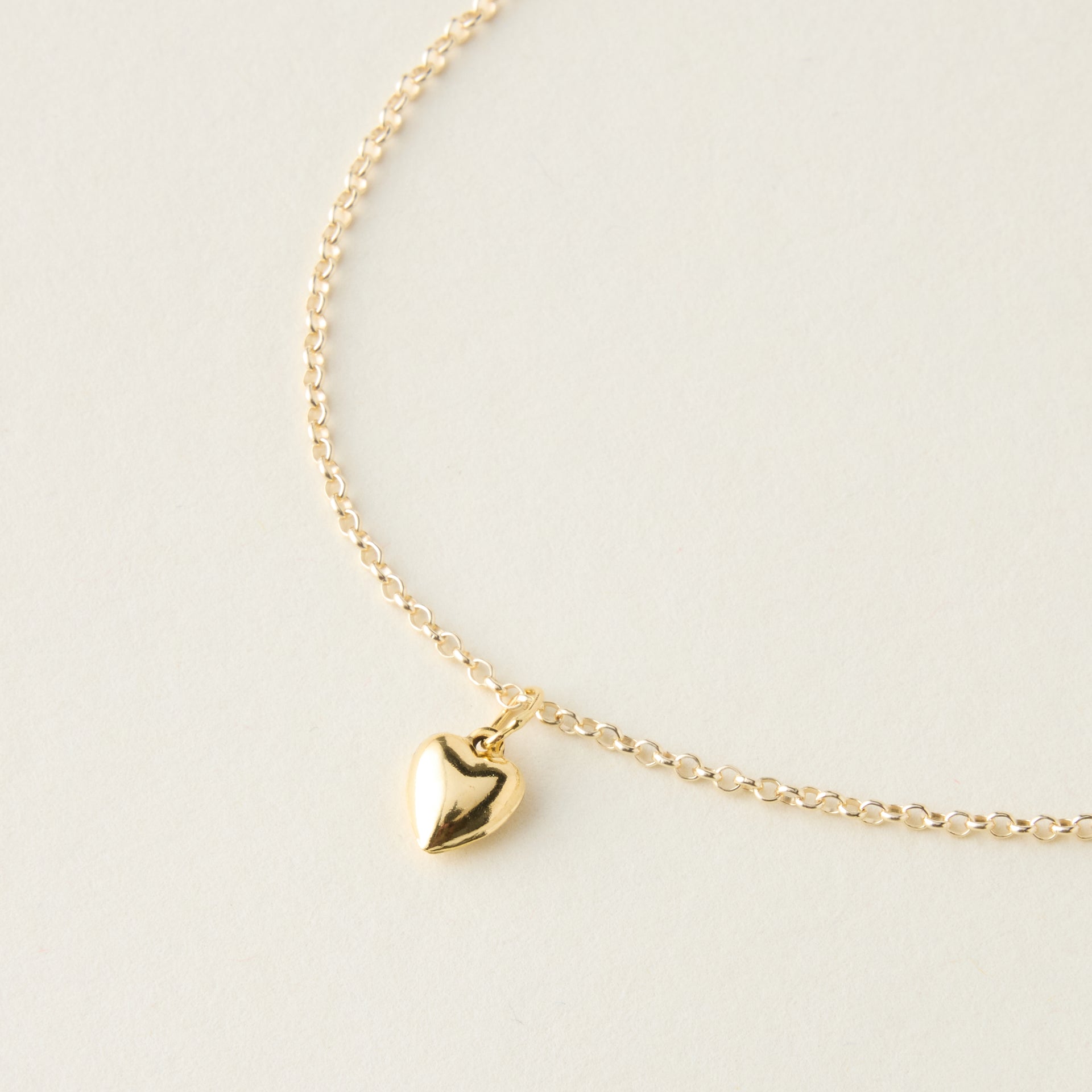 Lou Puff Heart Necklace