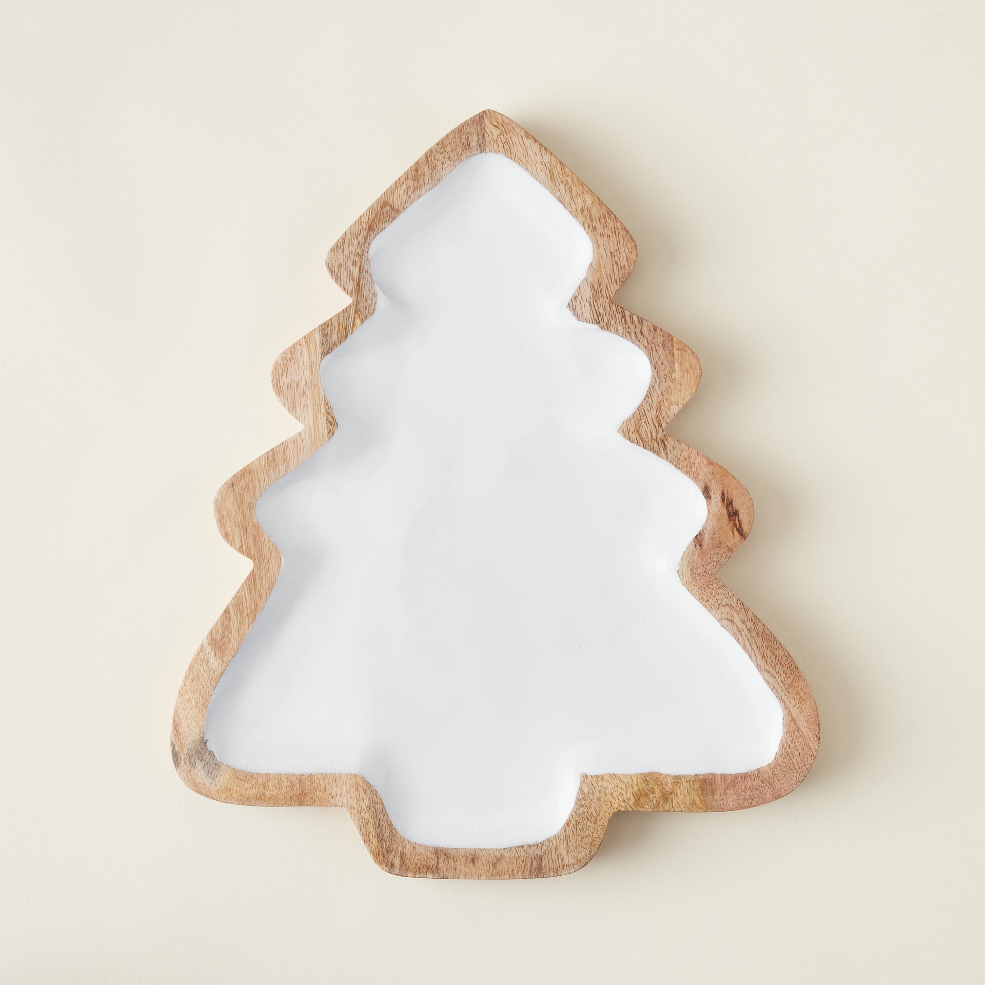 Enamel Christmas Tree Tray