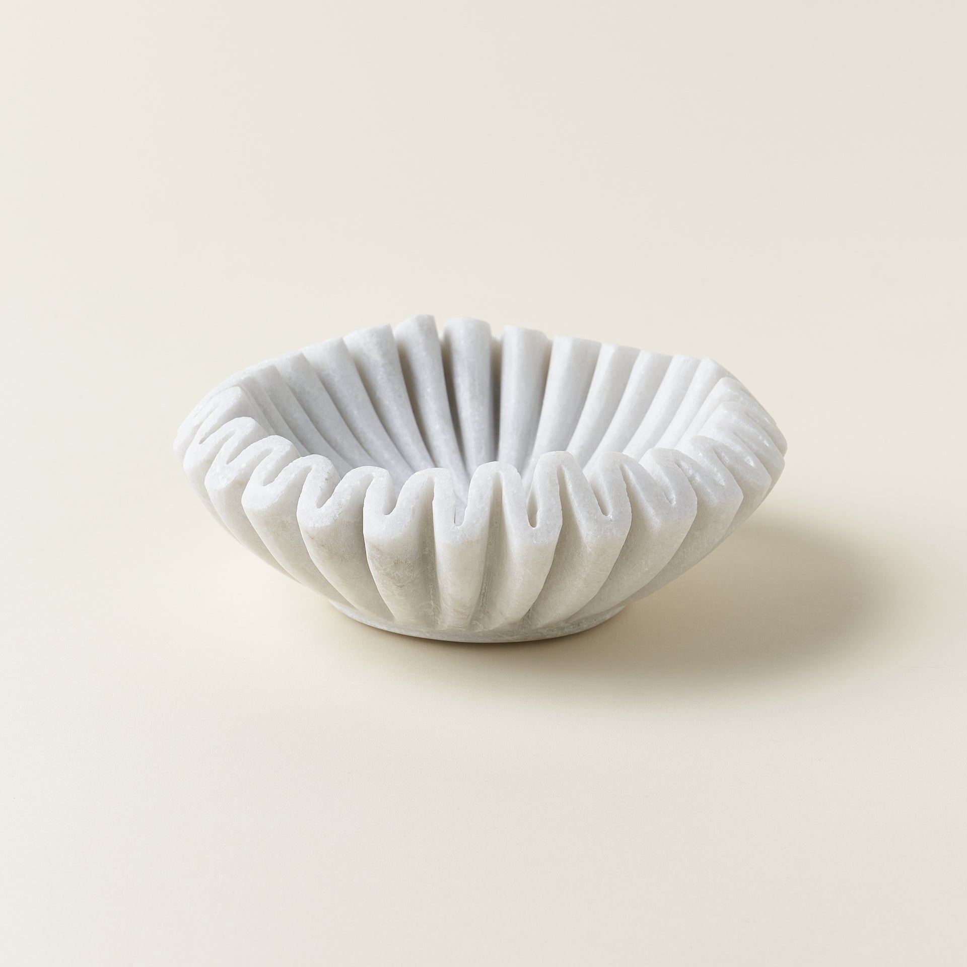 Marble Fluted Dish