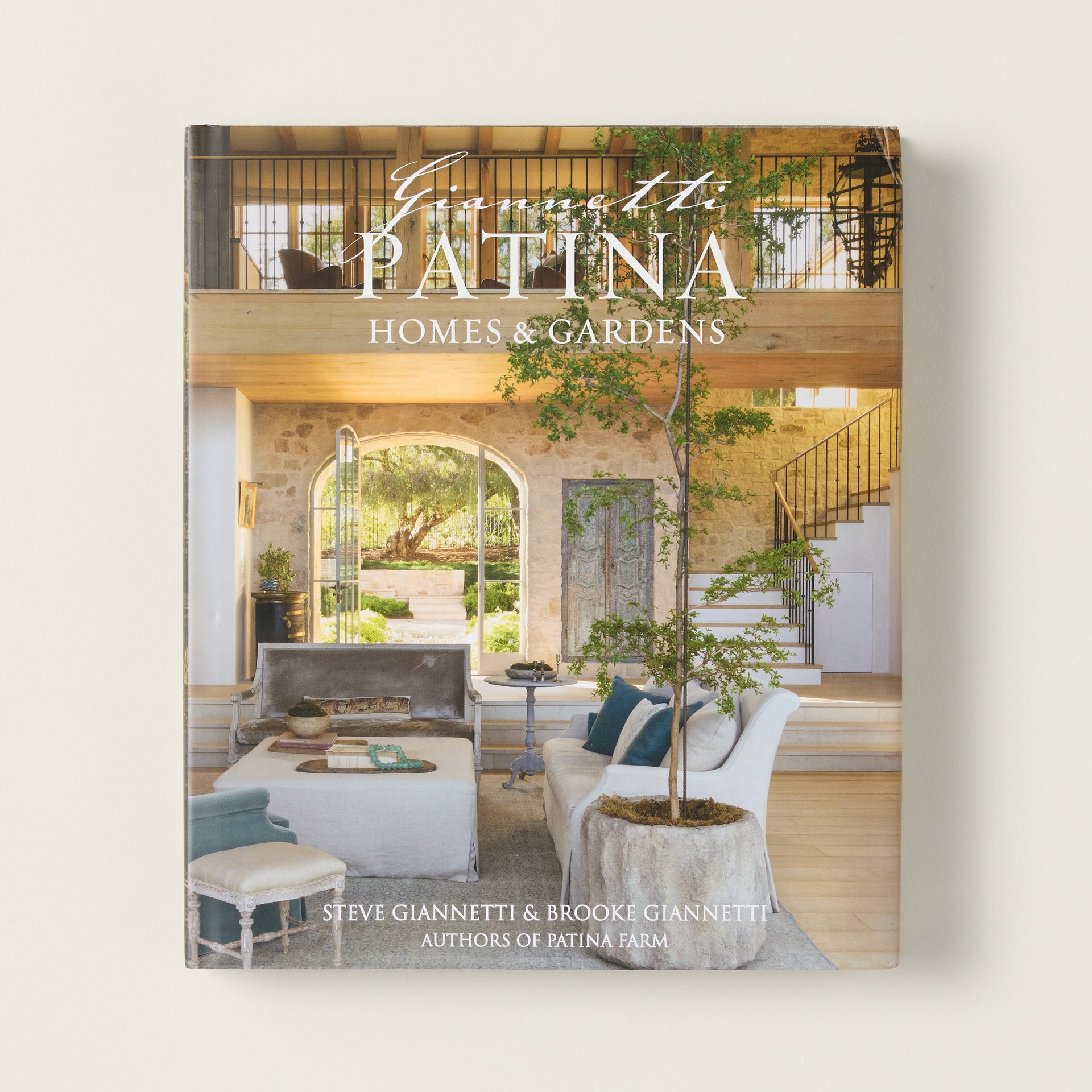 The Patina Homes & Gardens book cover, showcasing an artisan-inspired design guide for creating homes with a soulful character.