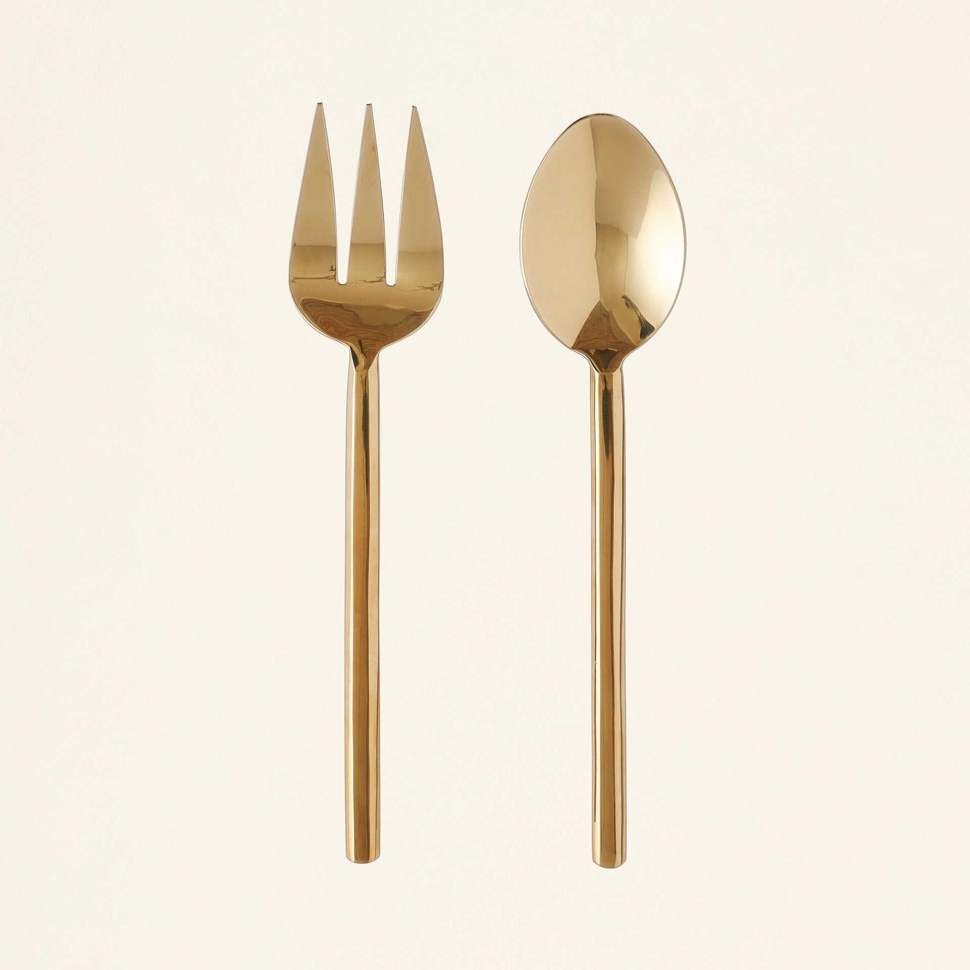 Polished Gold 2-Piece Serving Set