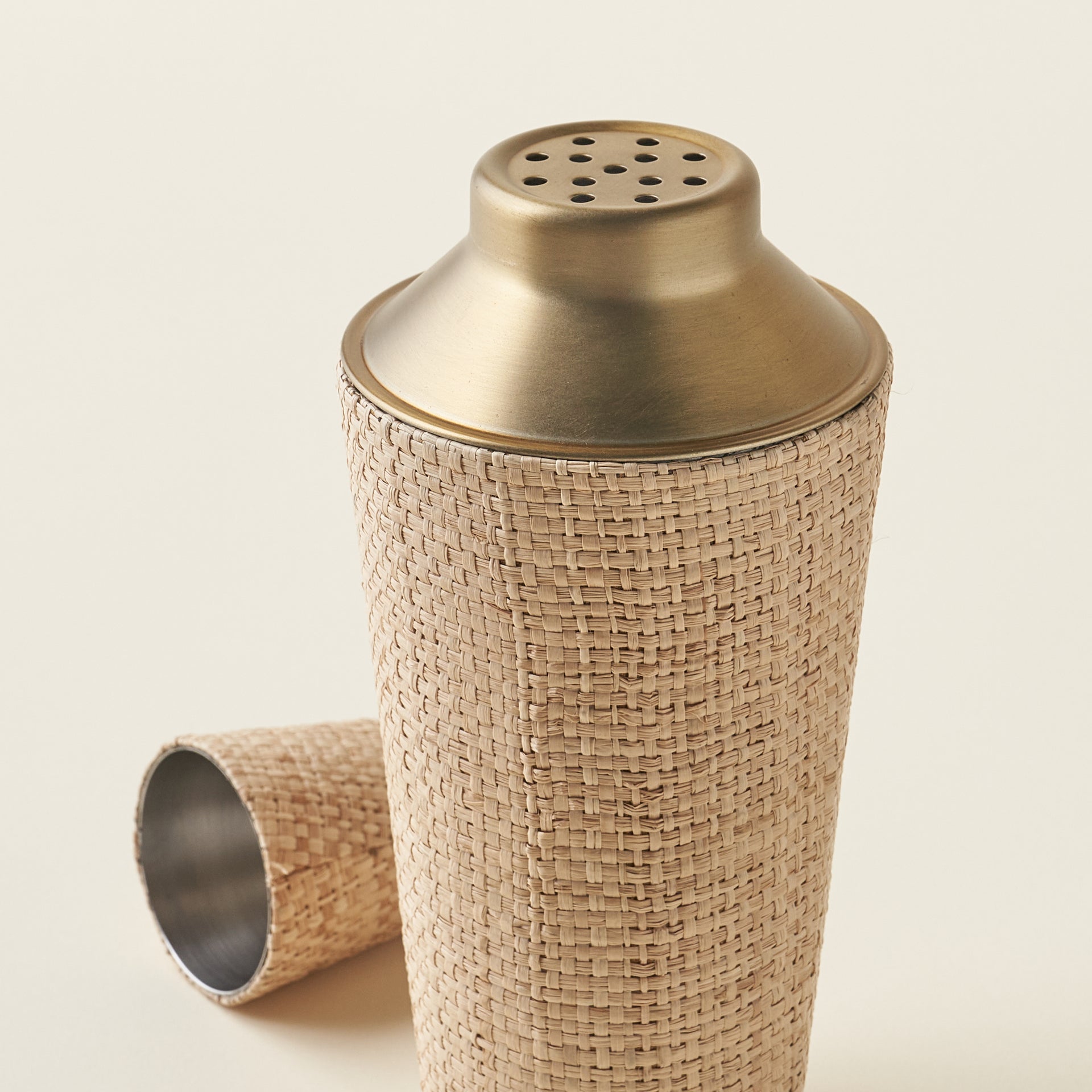 Raffia Cocktail Shaker