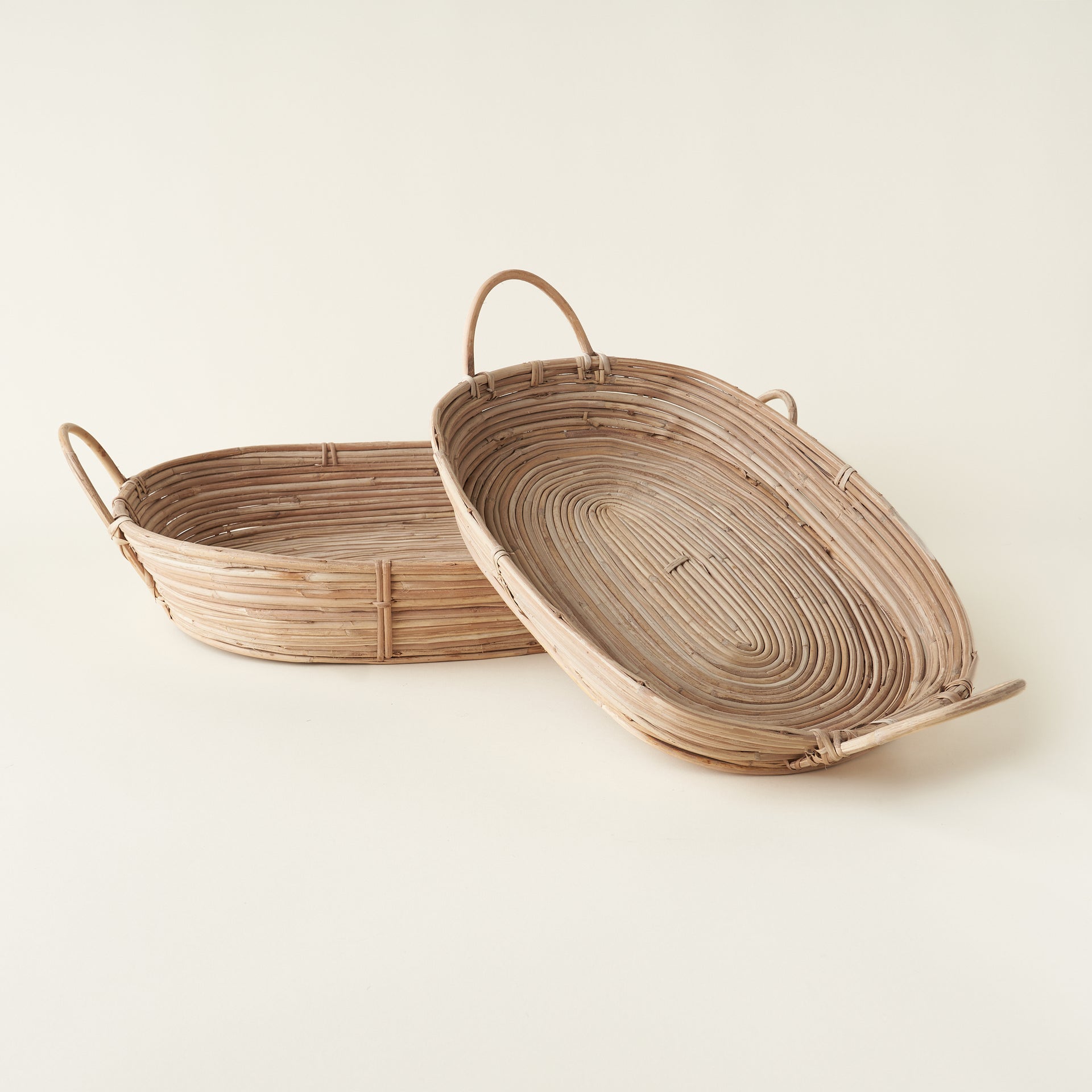 Rattan Tray with Handles