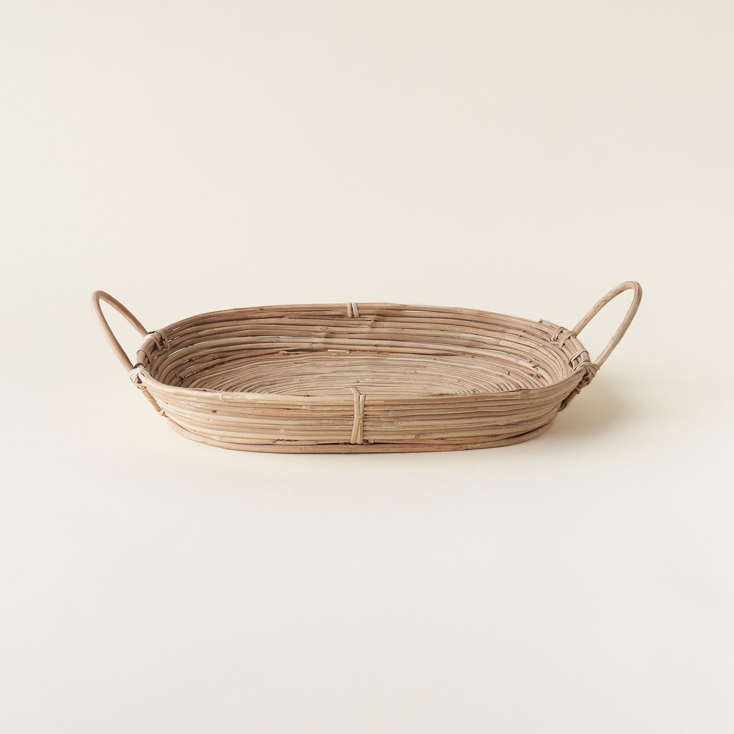 Rattan Tray with Handles