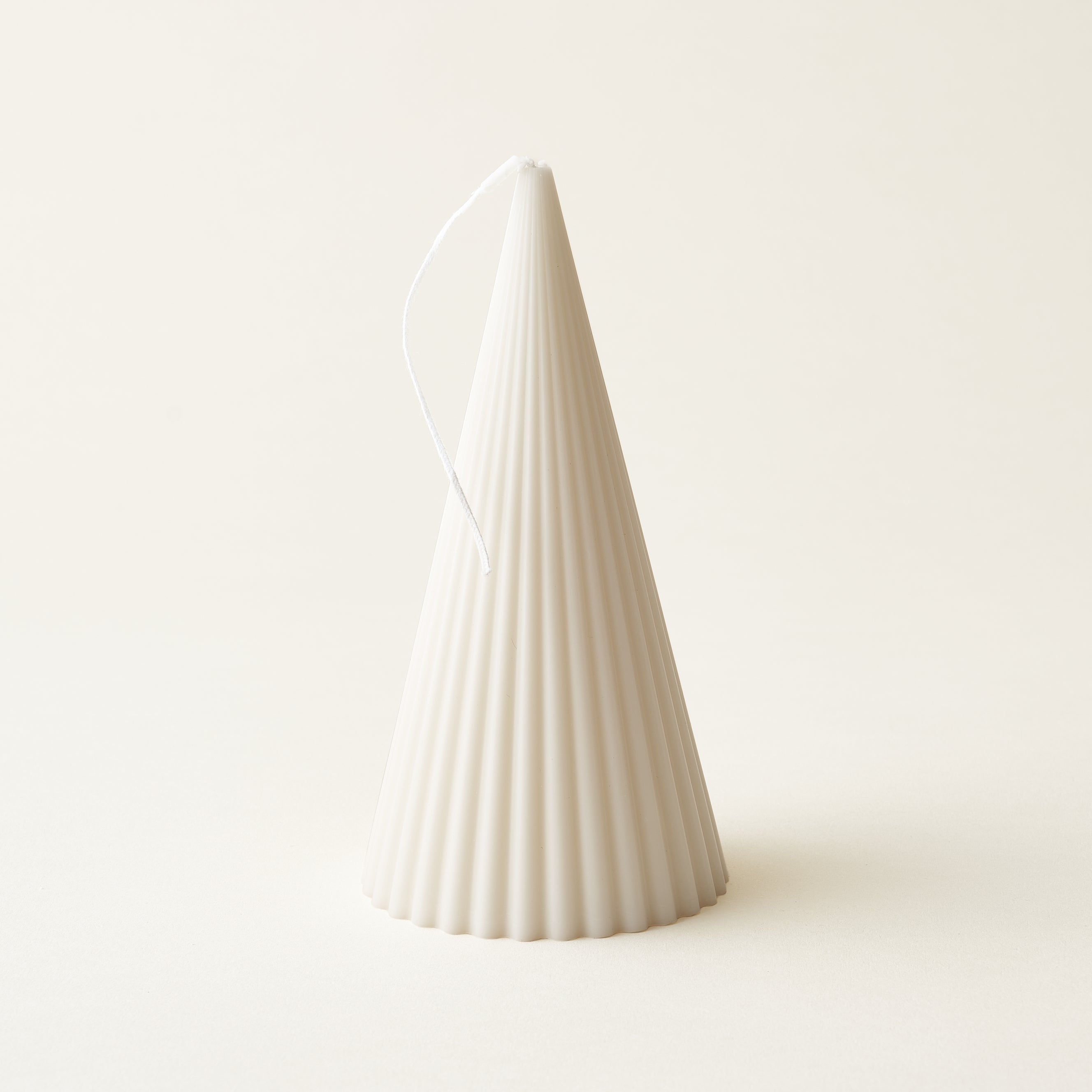 Ribbed Christmas Tree Candle