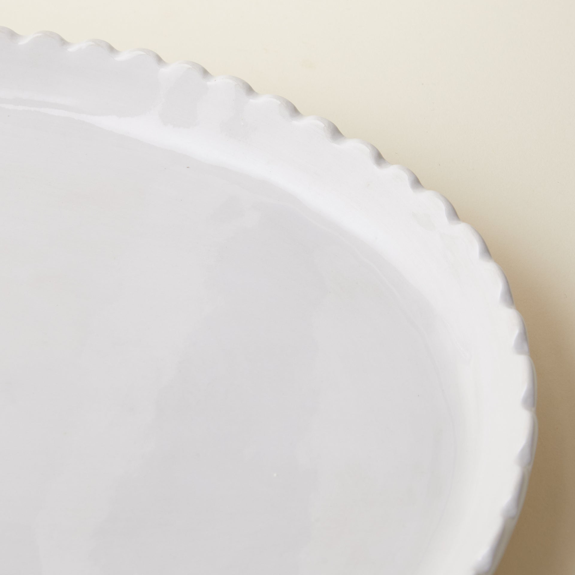 Scalloped Oval Platter