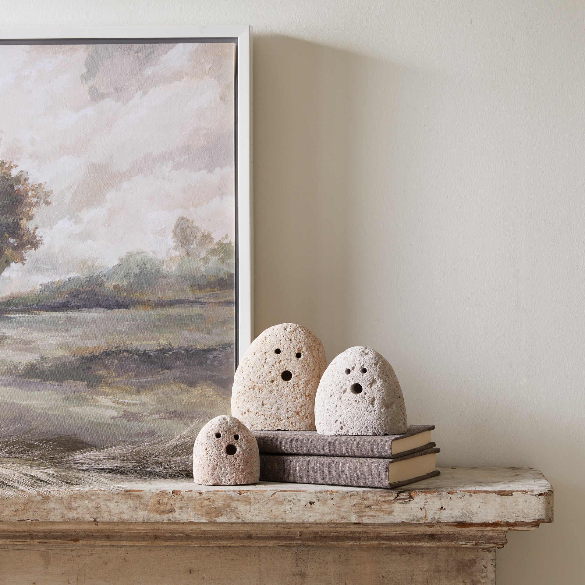 River Rock Ghosts - Set of 3