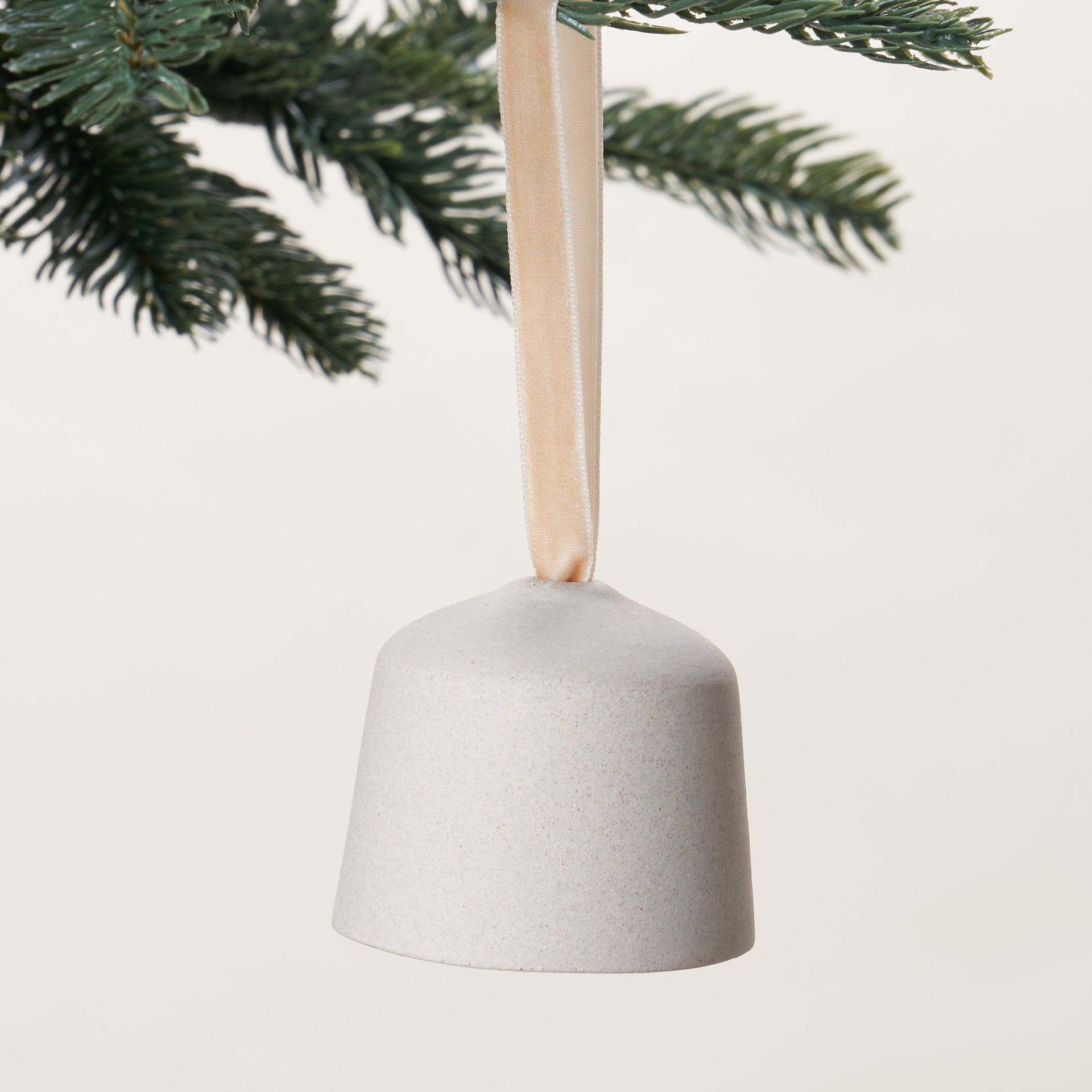 Stoneware Bell Ornament