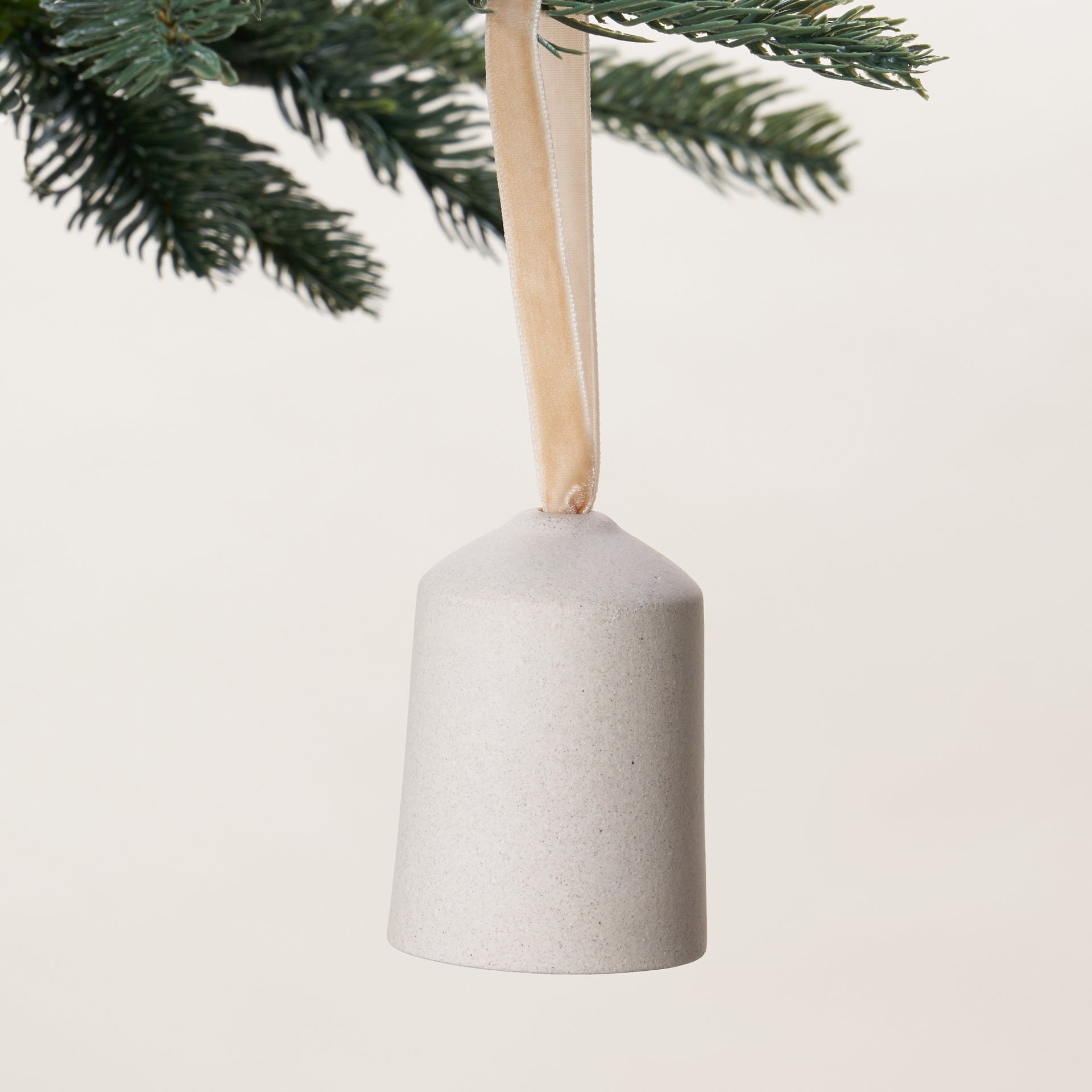 Stoneware Bell Ornament
