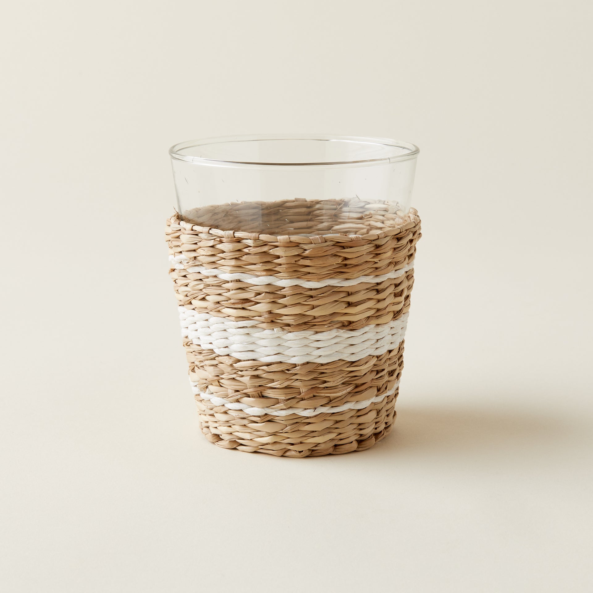 Striped Seagrass Tumbler