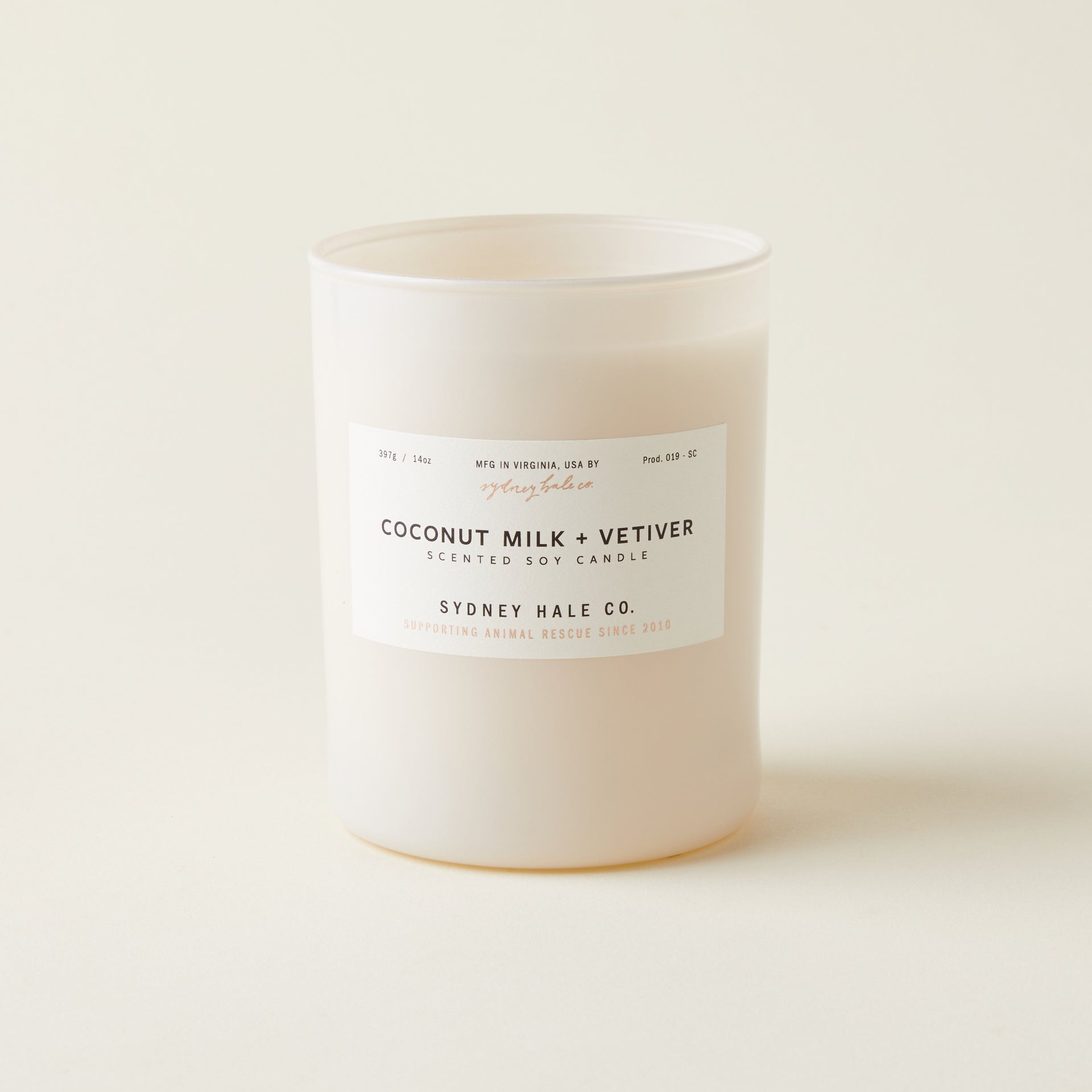 Sydney Hale Coconut Milk + Vetiver Candle