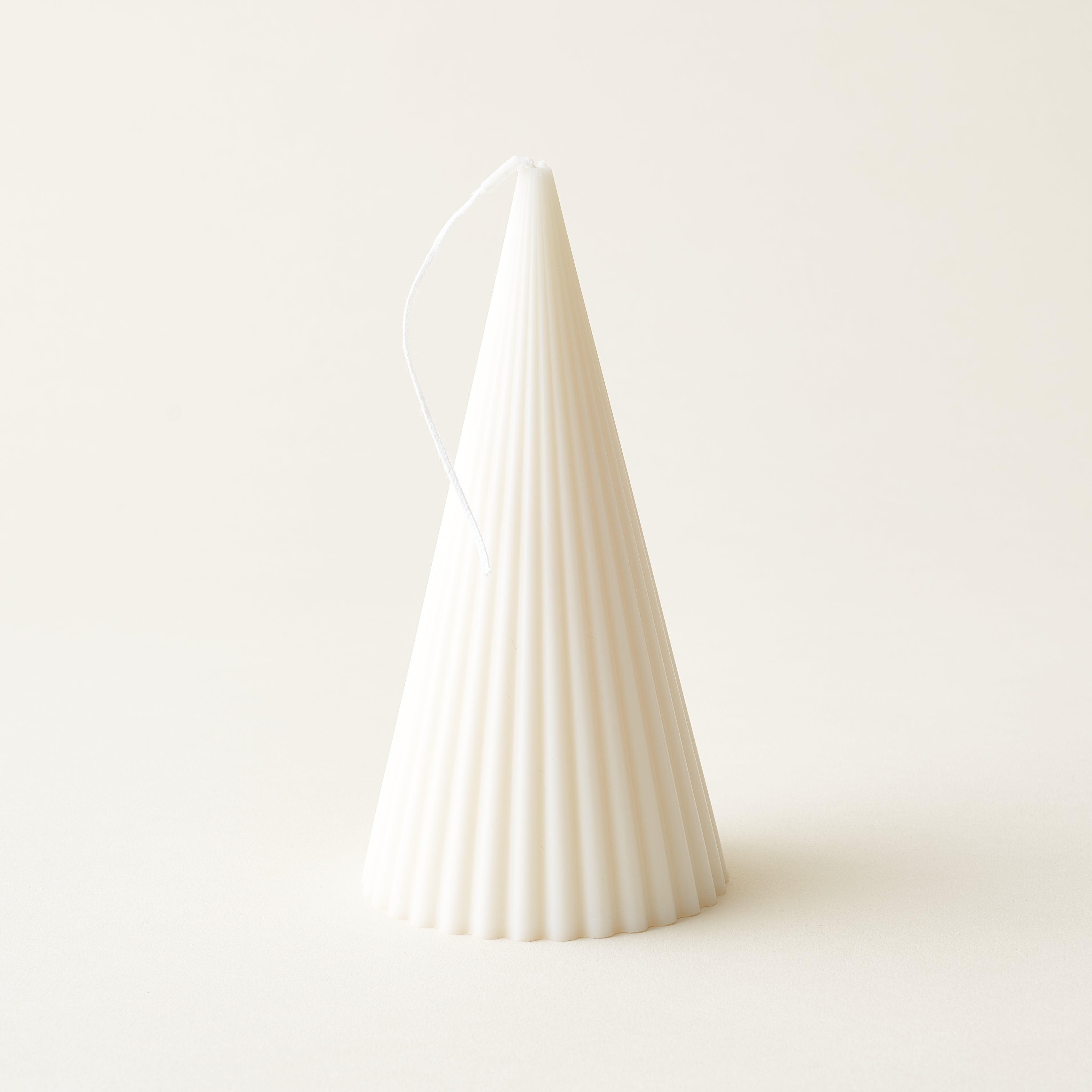 Ribbed Christmas Tree Candle