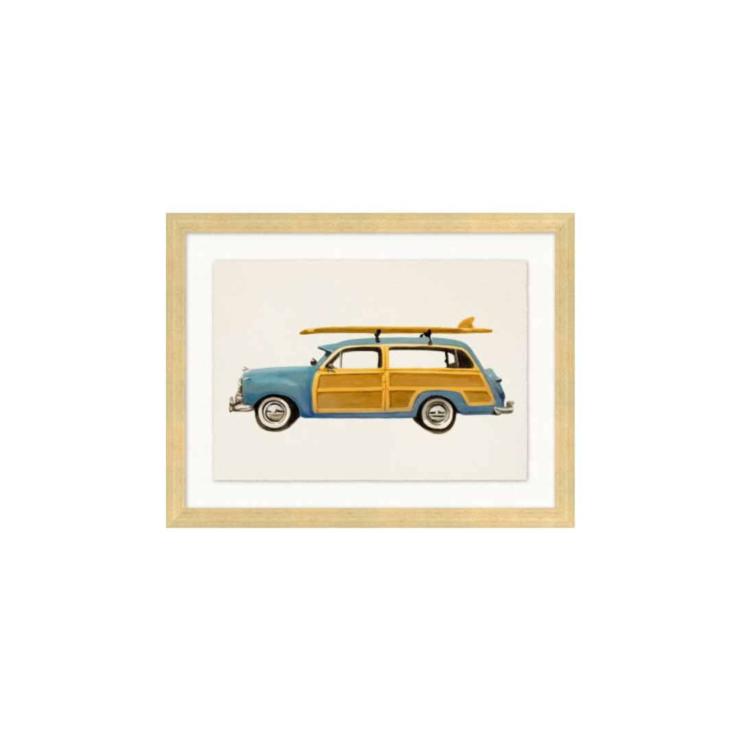 Vintage Surf Wagon Art