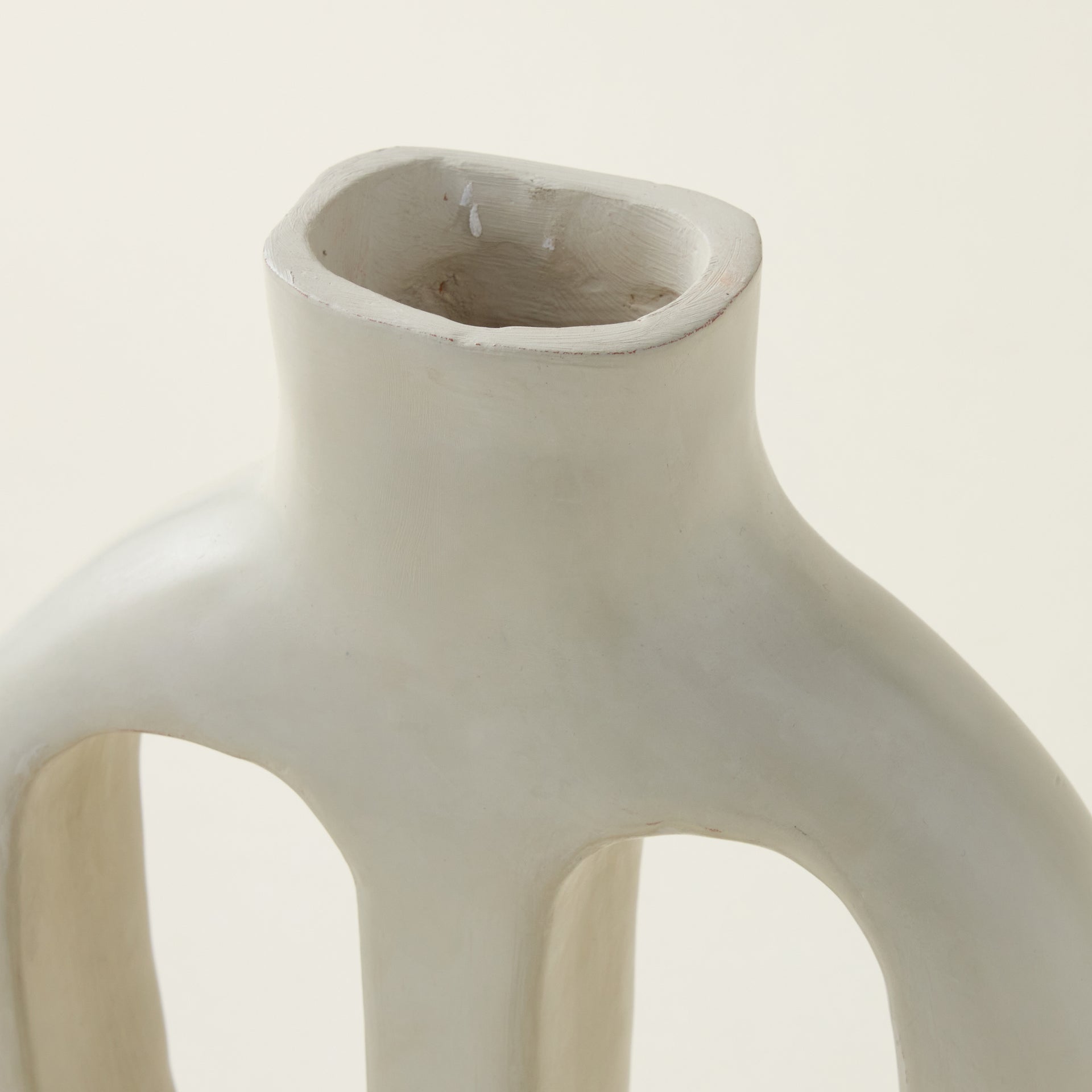 White Amal Vase