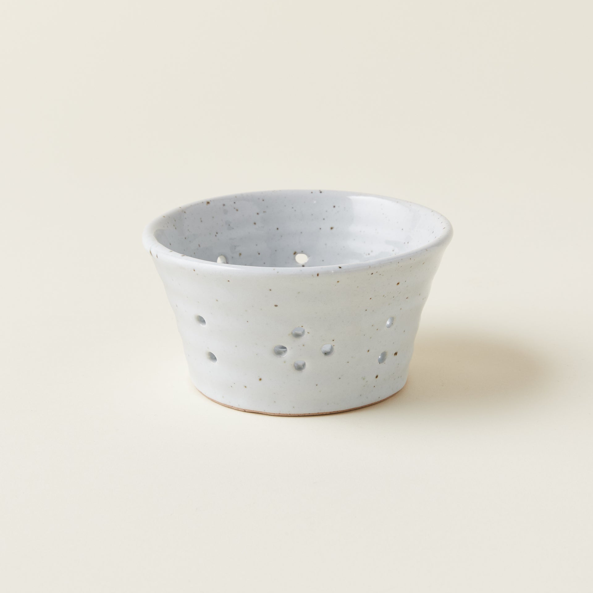 White Glaze Berry Bowl