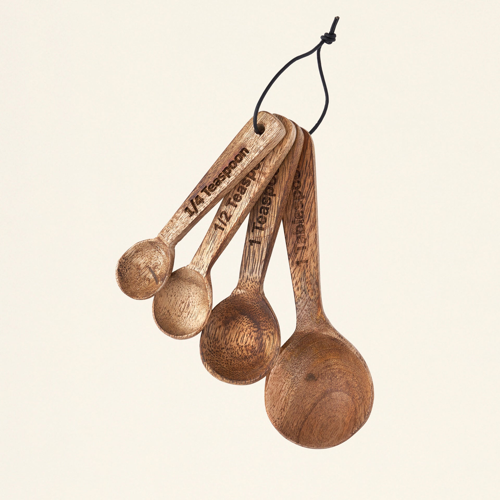 Wood Measuring Spoons (Set of 4)