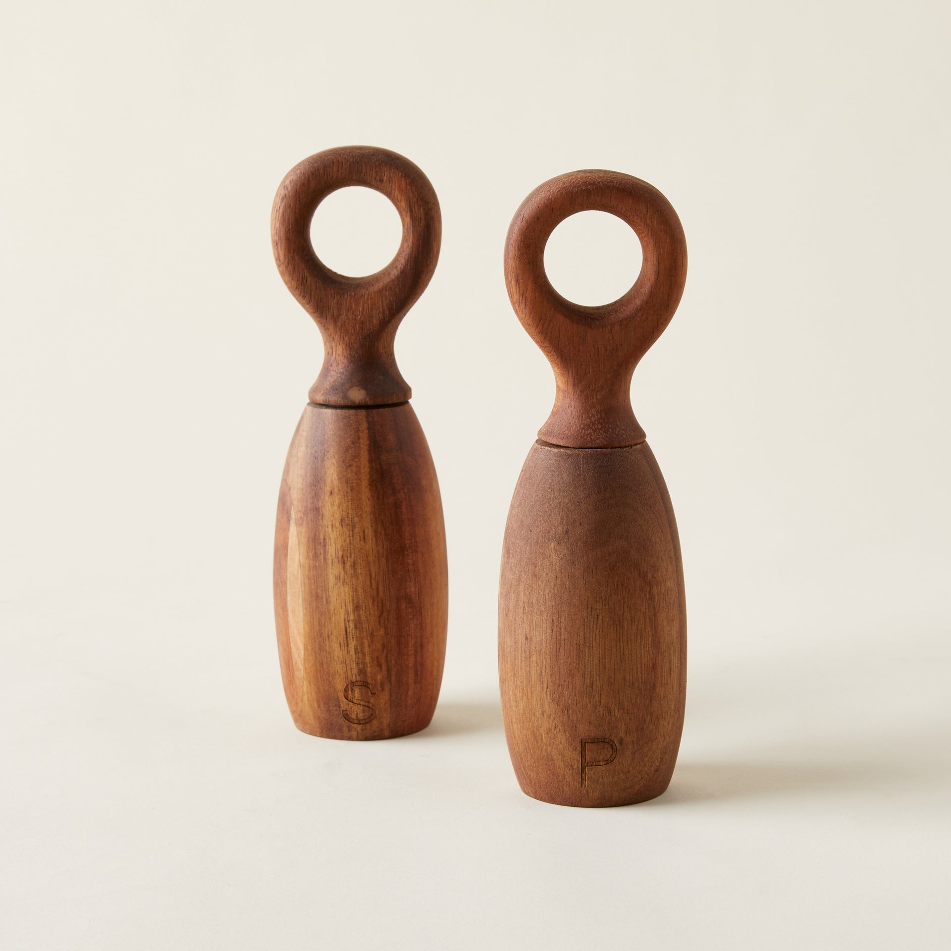 Acacia Wood Salt & Pepper Mills