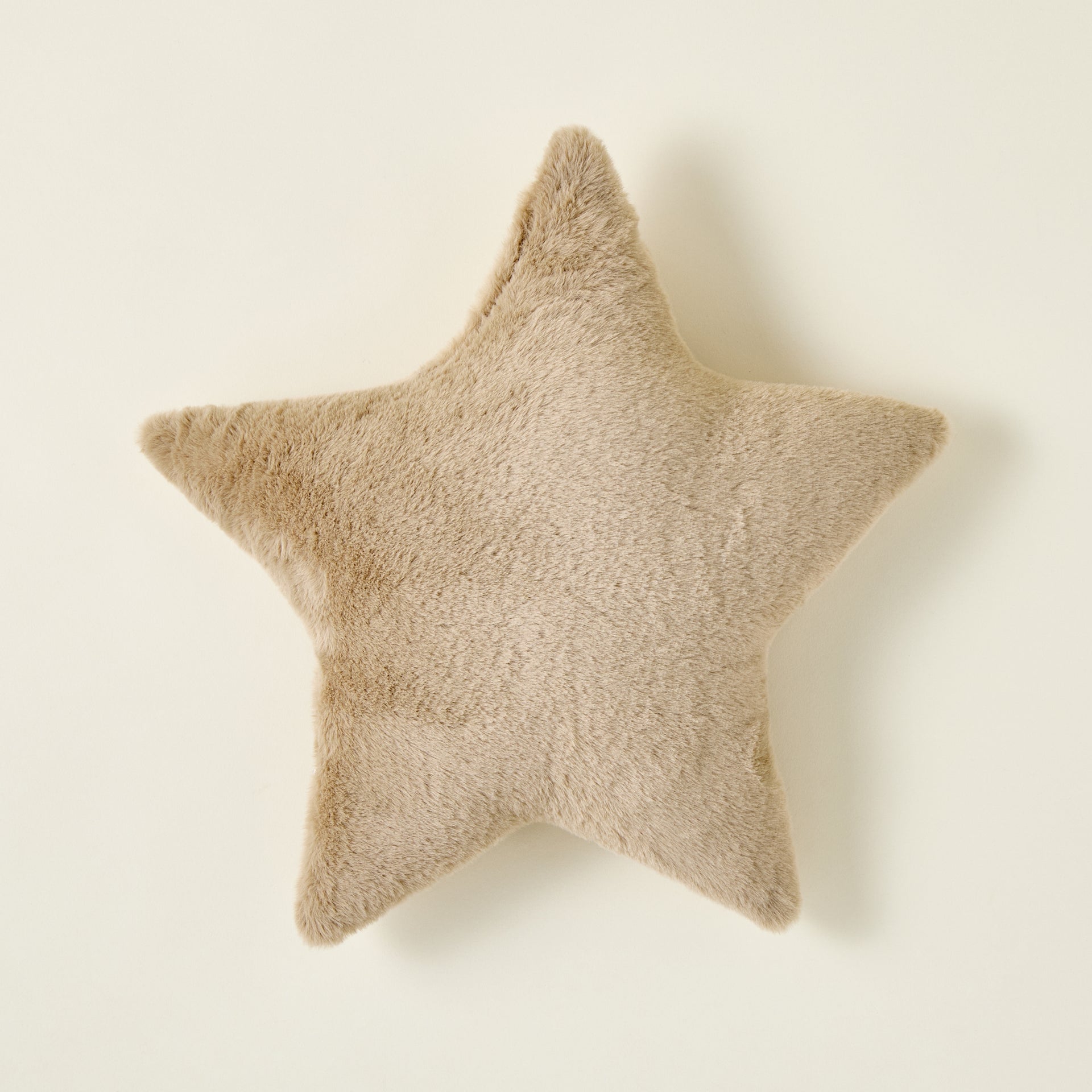 Faux Fur Star Pillow