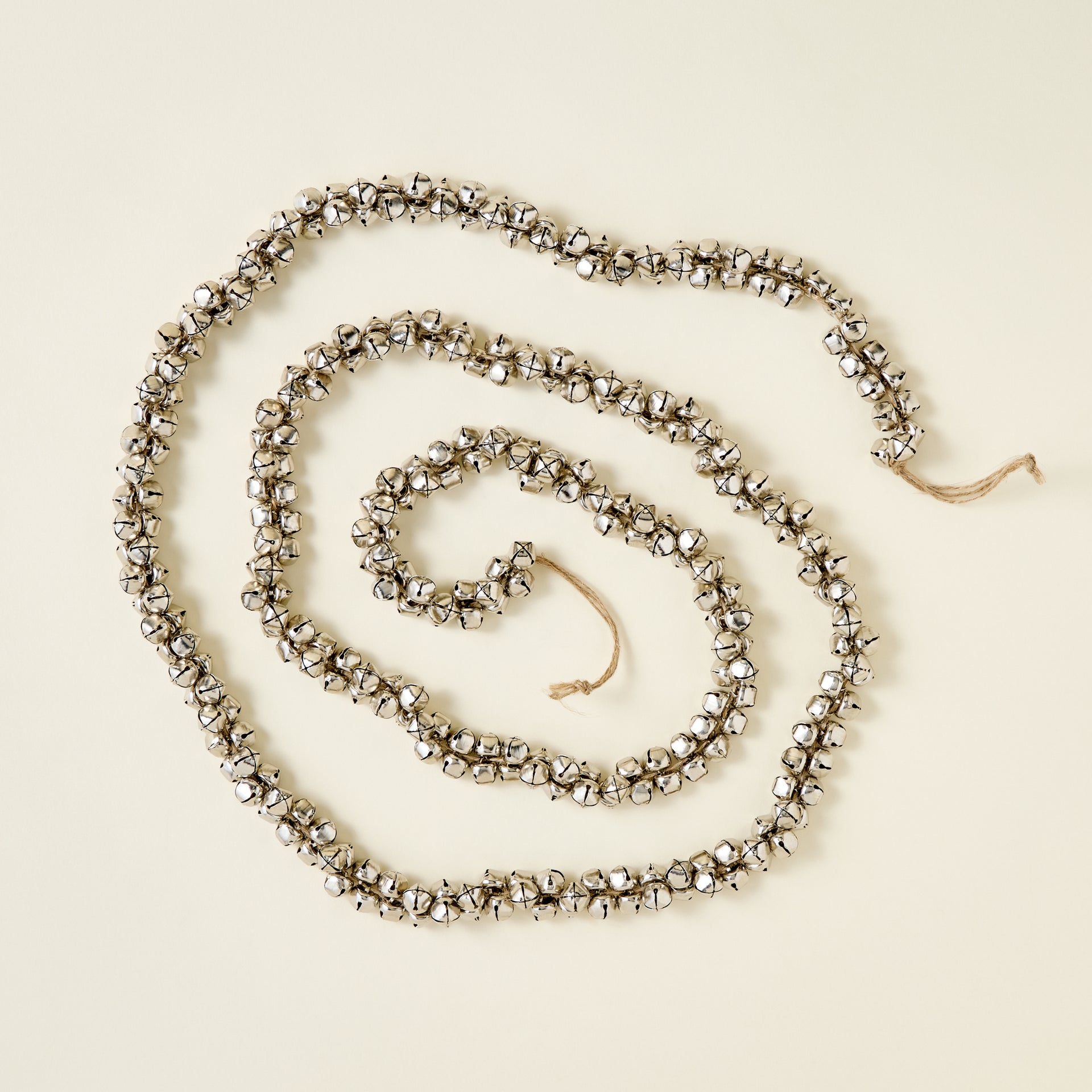 Silver Jingle Bell Garland