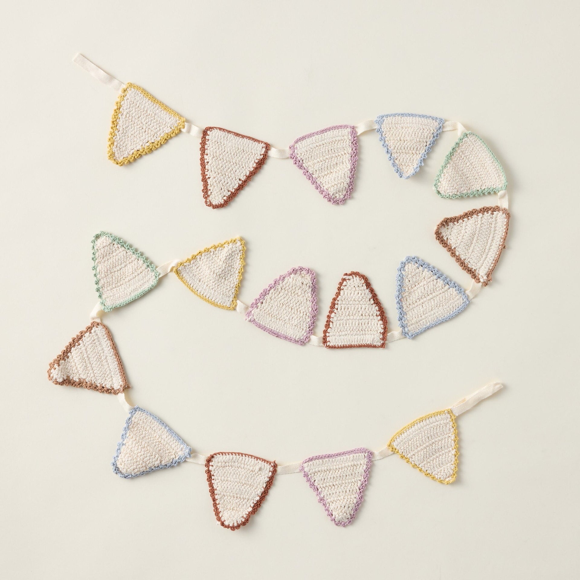 Crocheted Pennant Garland