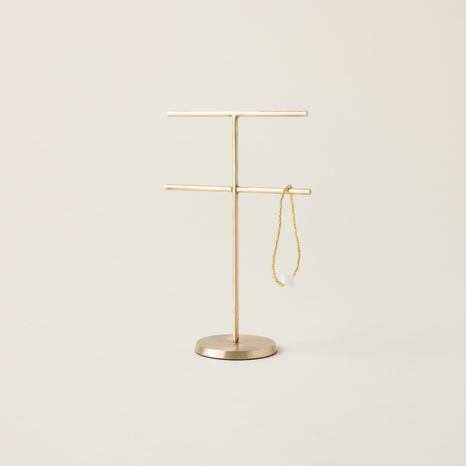 Stacked Brass Jewelry Stand