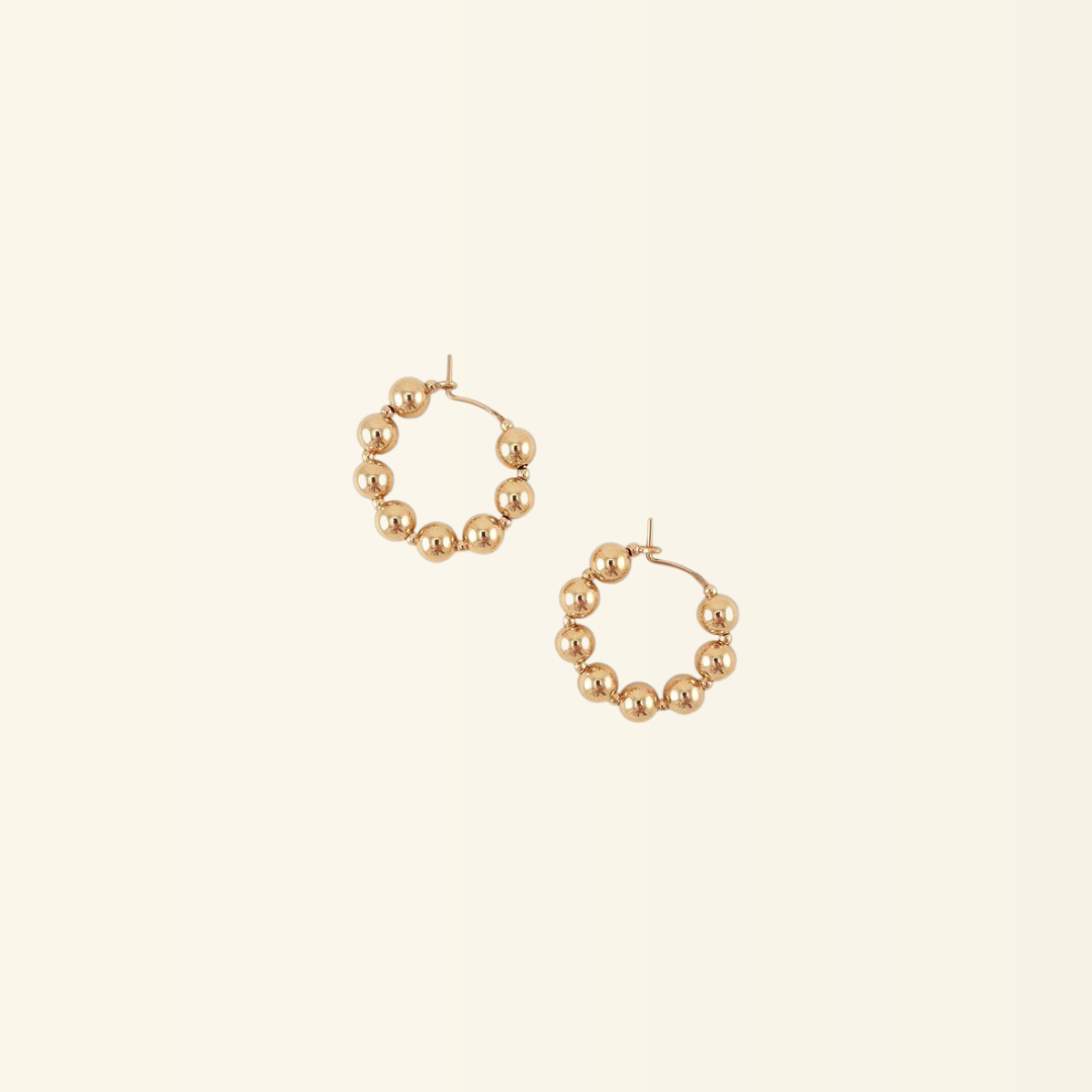 Ba Fa 14k Hoops