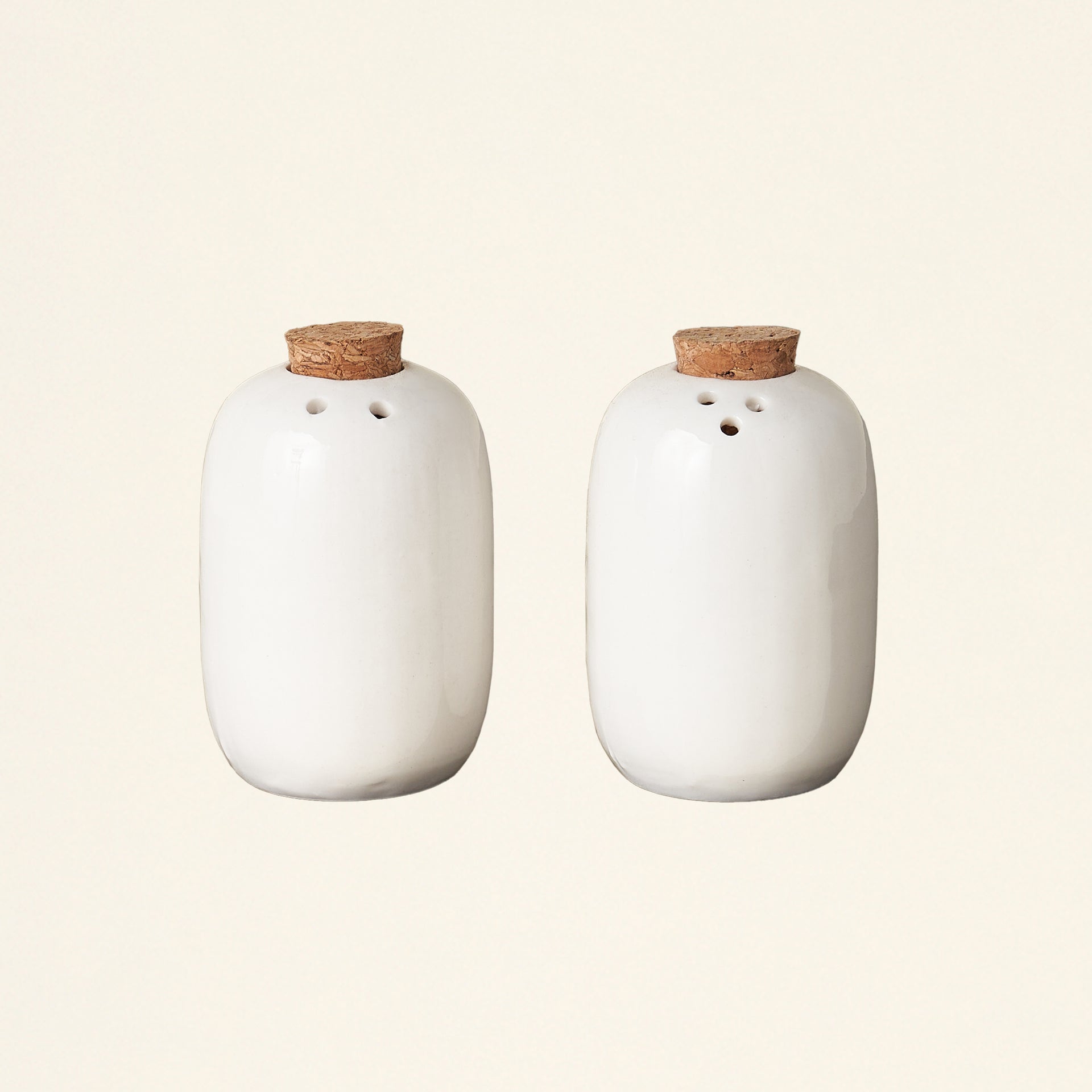 Ceramic Salt & Pepper Shakers