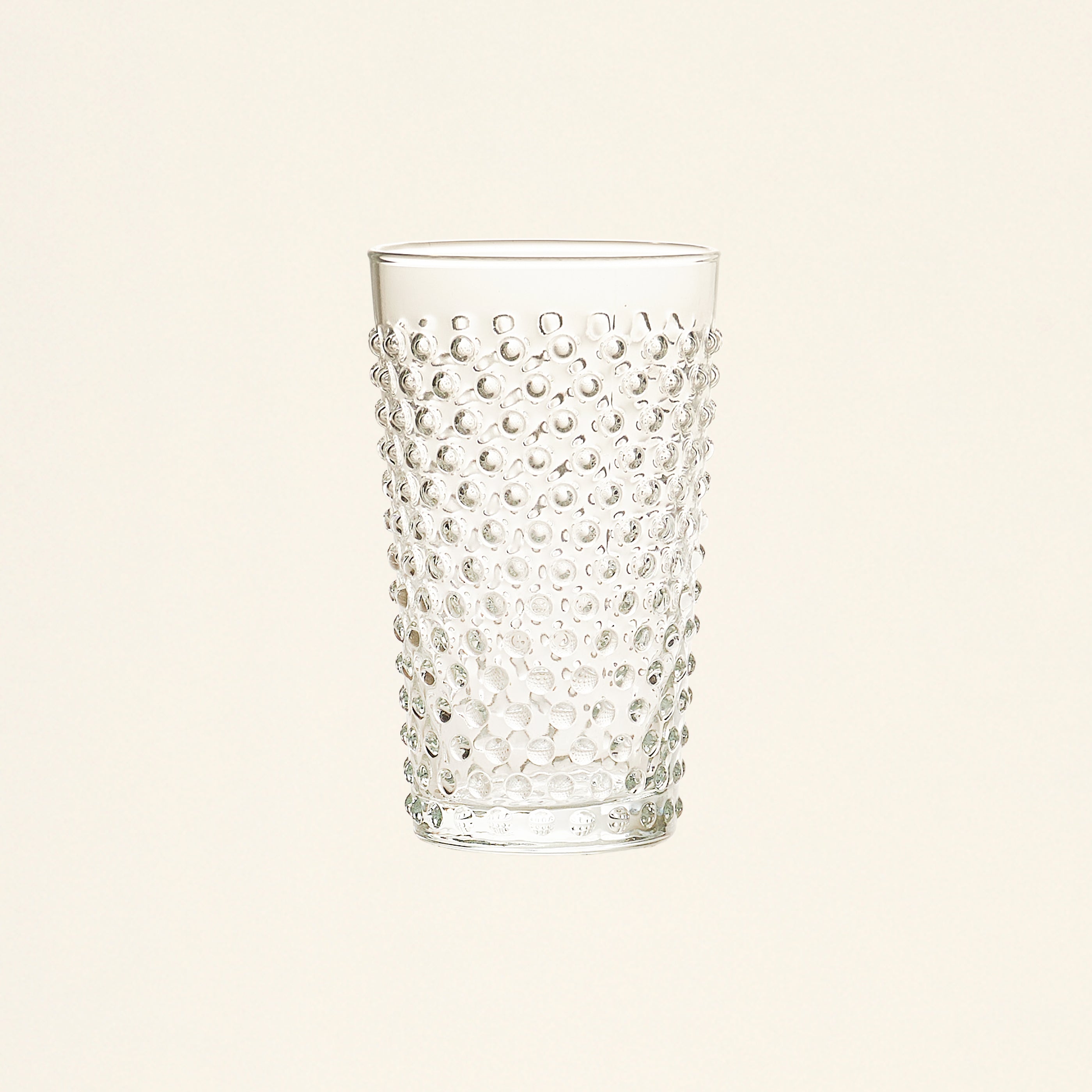 Clear Hobnail Glasses Tumbler - Old Fashioned Vintage Drinking