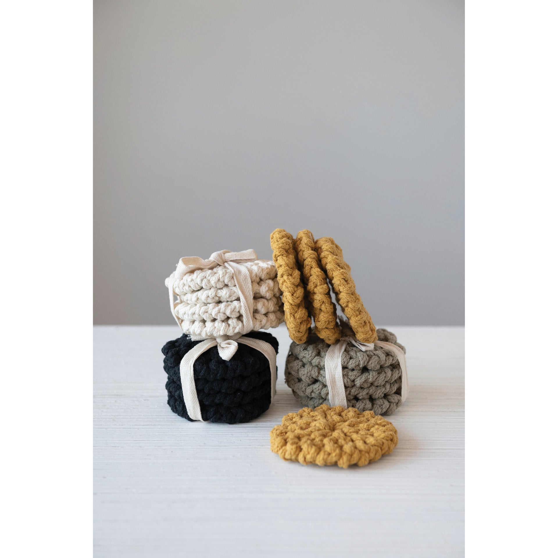 Cotton Crocheted Coasters