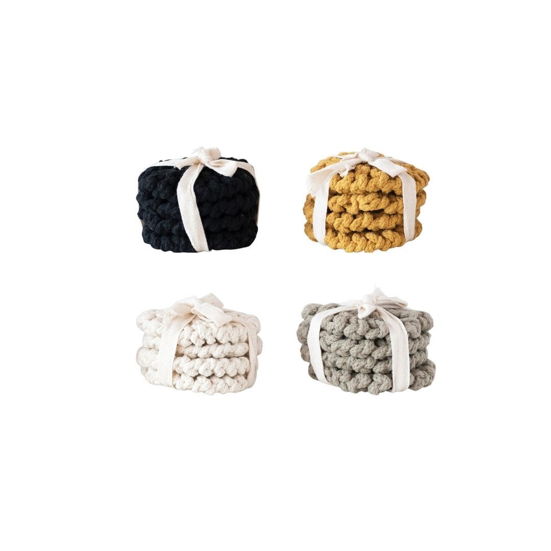 Cotton Crocheted Coasters
