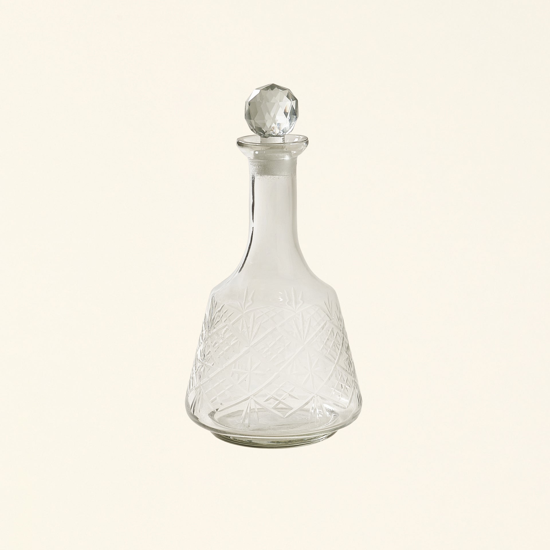 Etched Glass Decanter