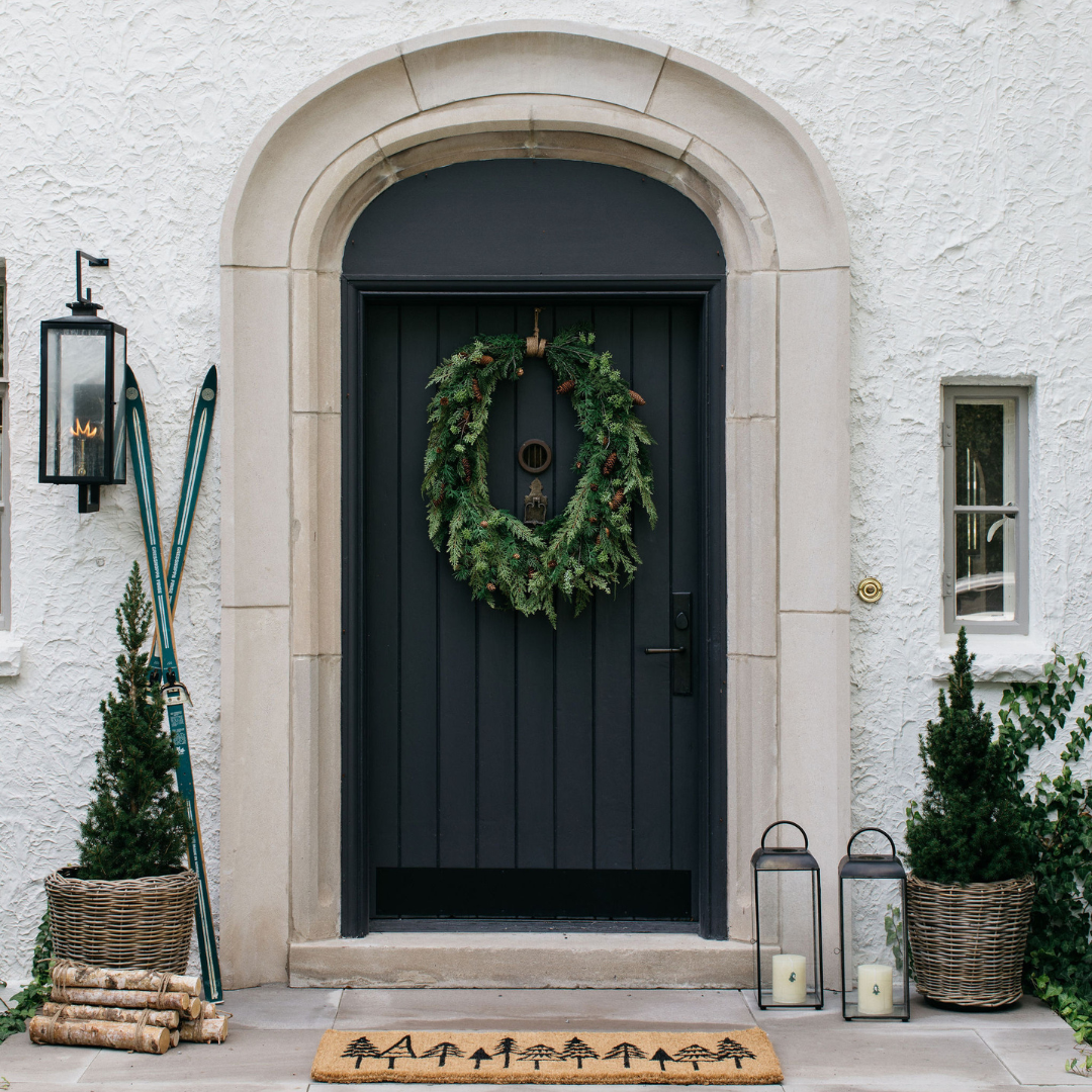 Faux Pine Wreath