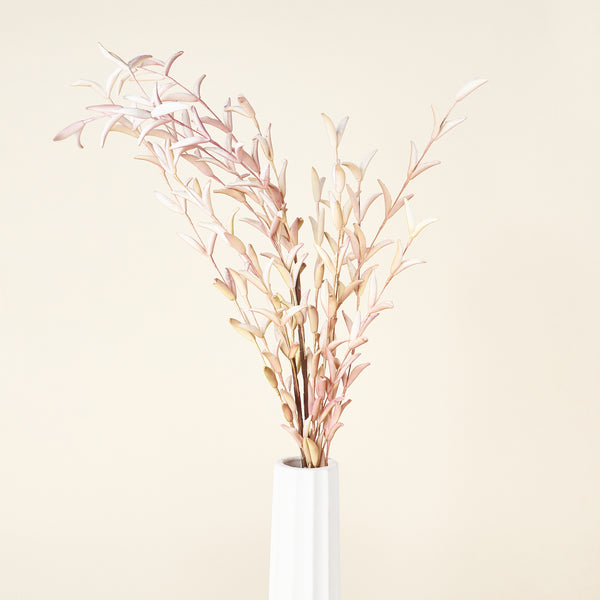 Faux White Weeping Floral Stem
