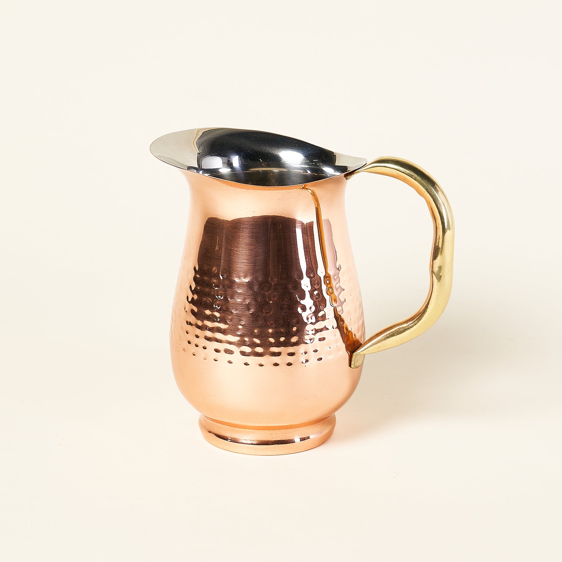 Hammered Metal Pitcher