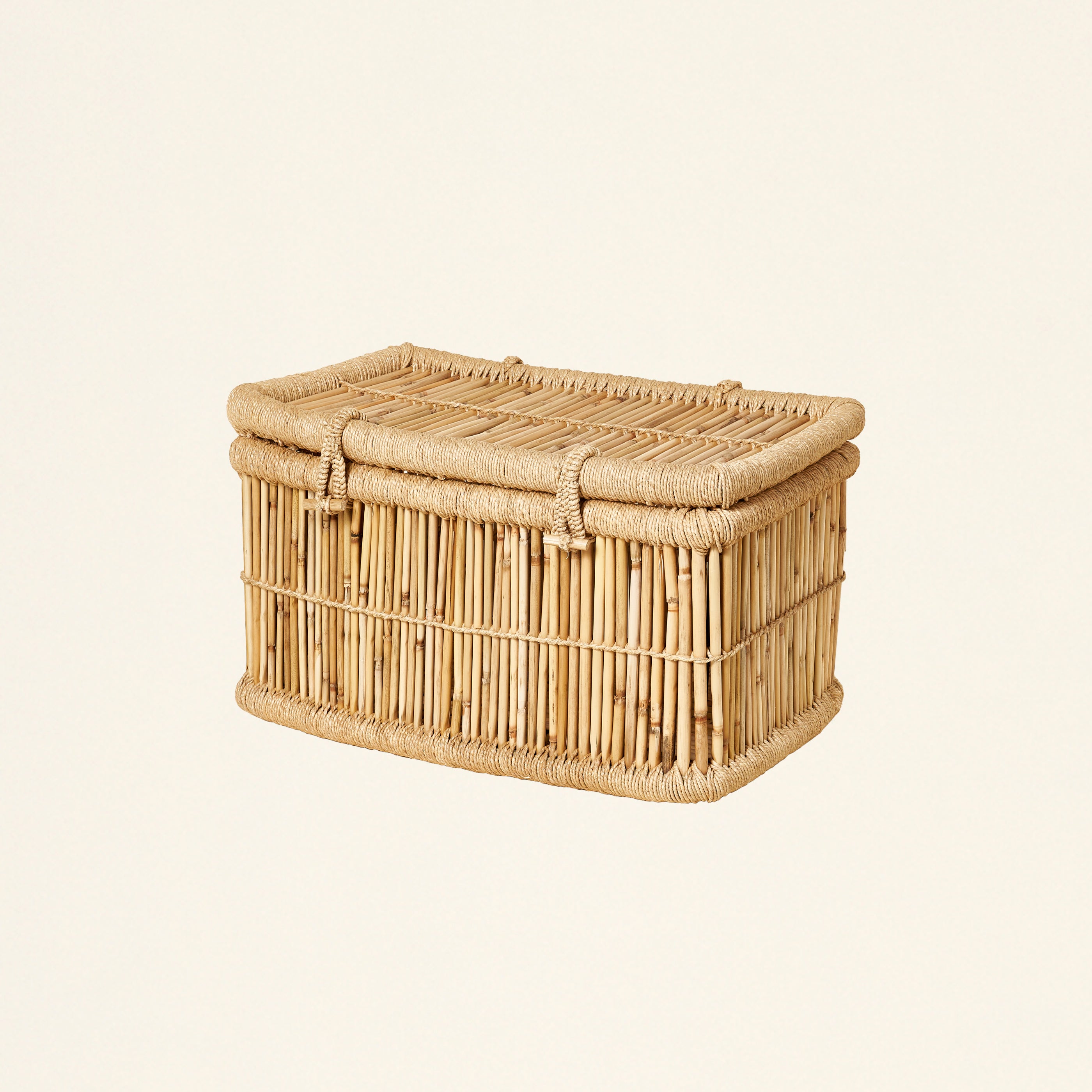 Hand-woven Bamboo & Jute Boxes