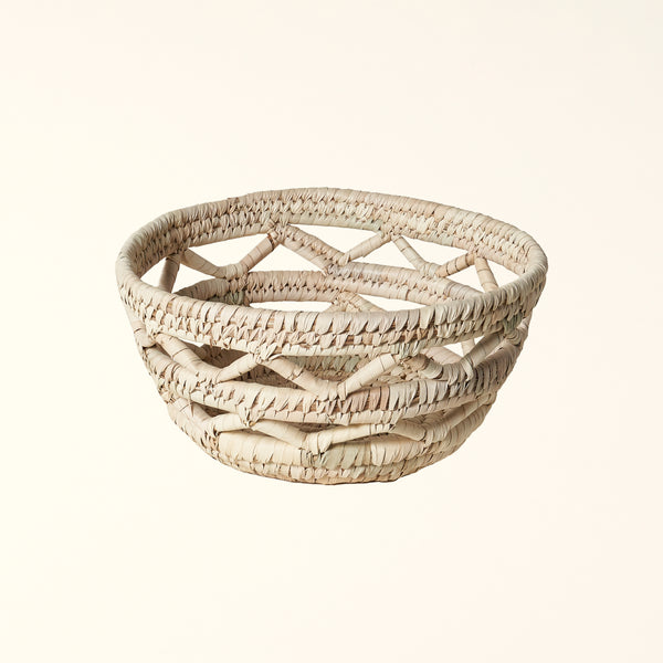 Hand-Woven Grass Basket