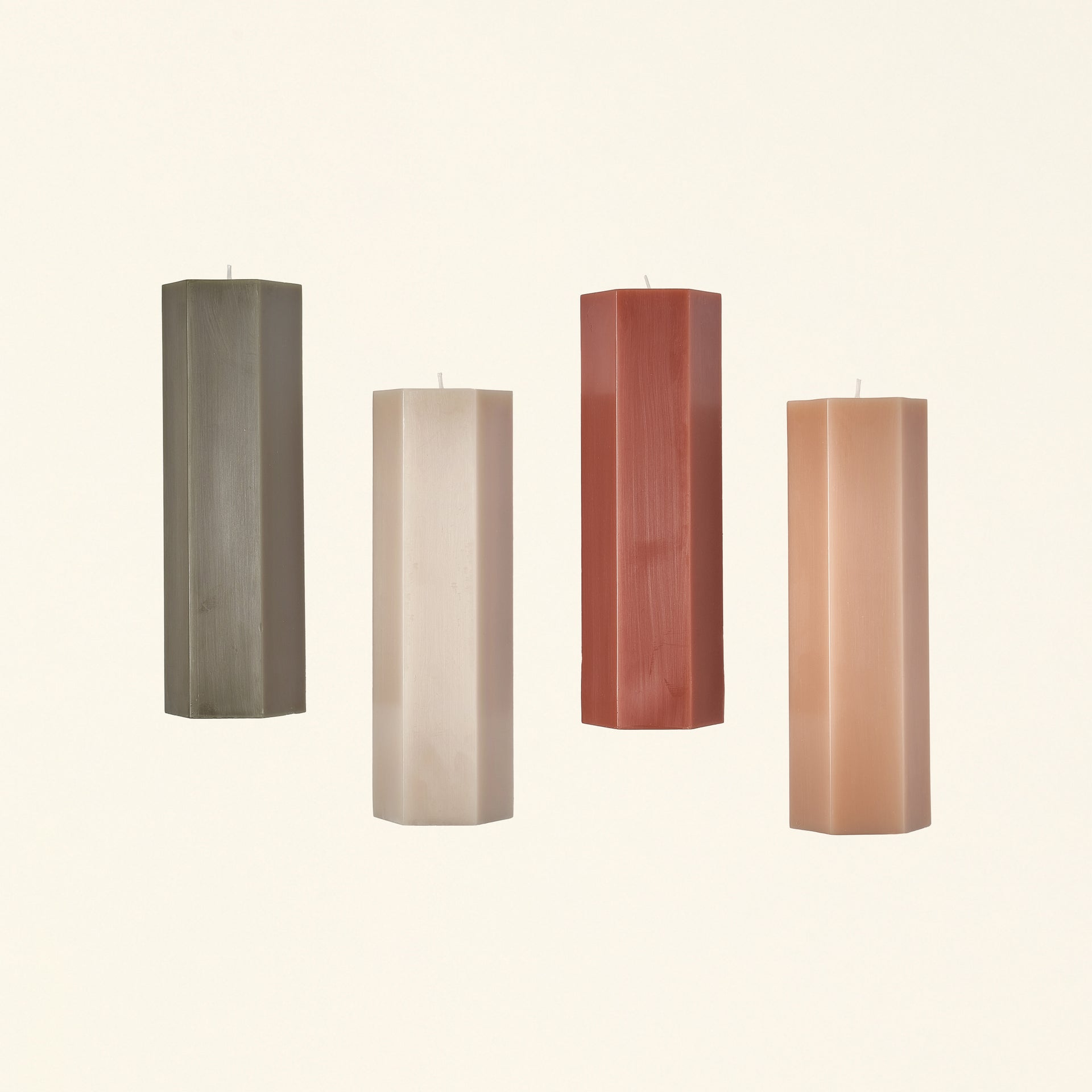 Hexagon Pillar Candle