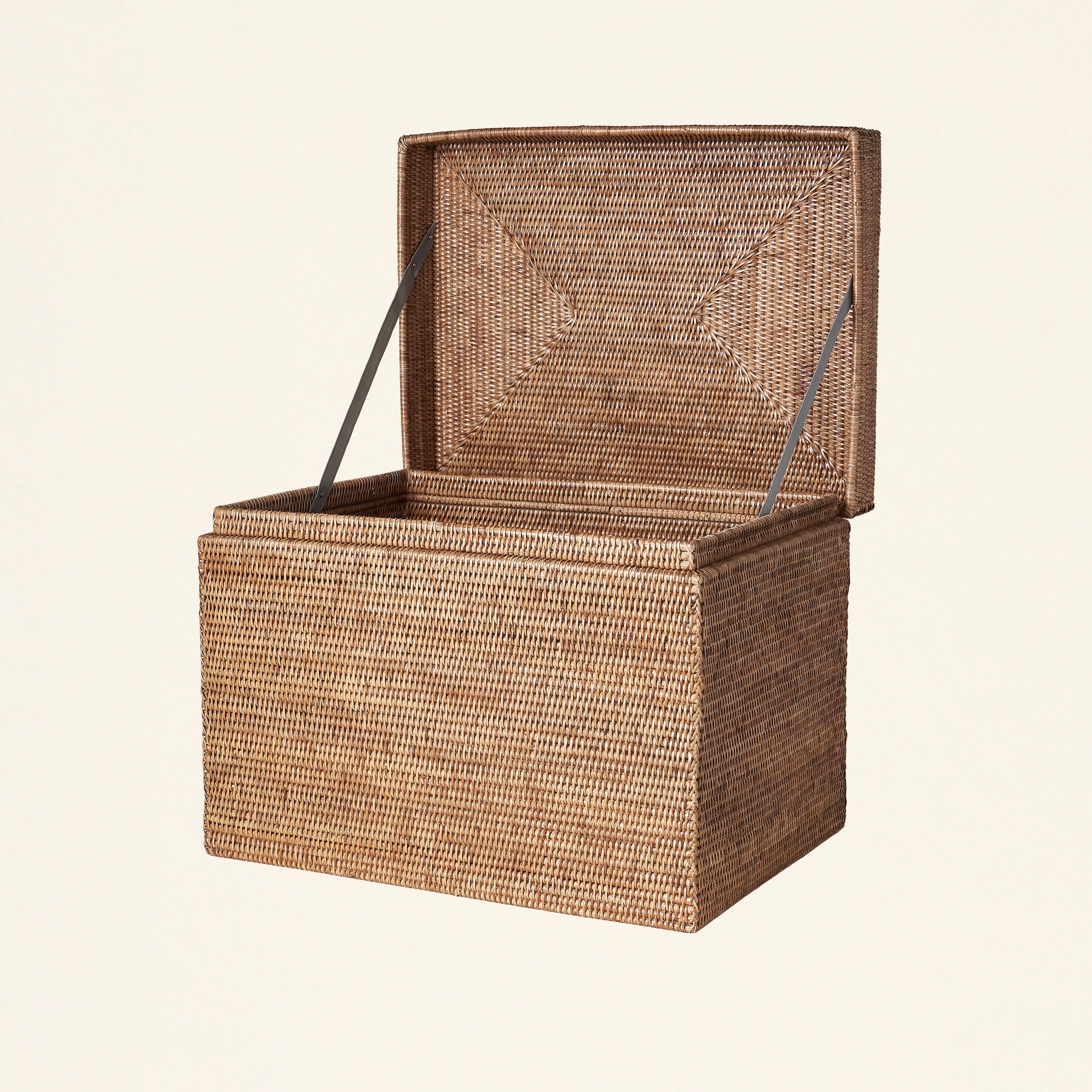 Hinged Rattan Trunk/Chest