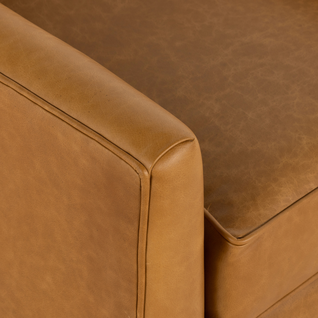 Kelstan Leather Swivel Chair