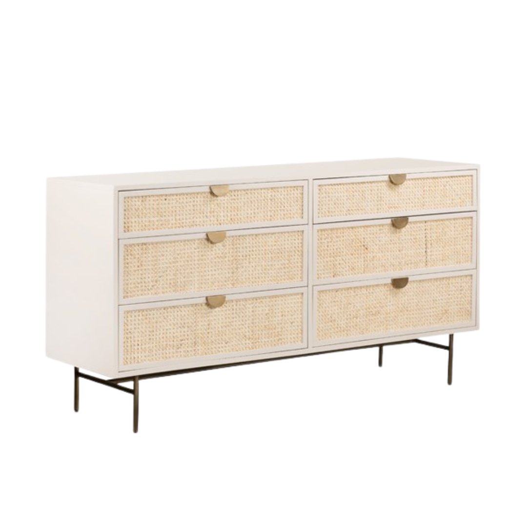 Lucy 6 Drawer Dresser