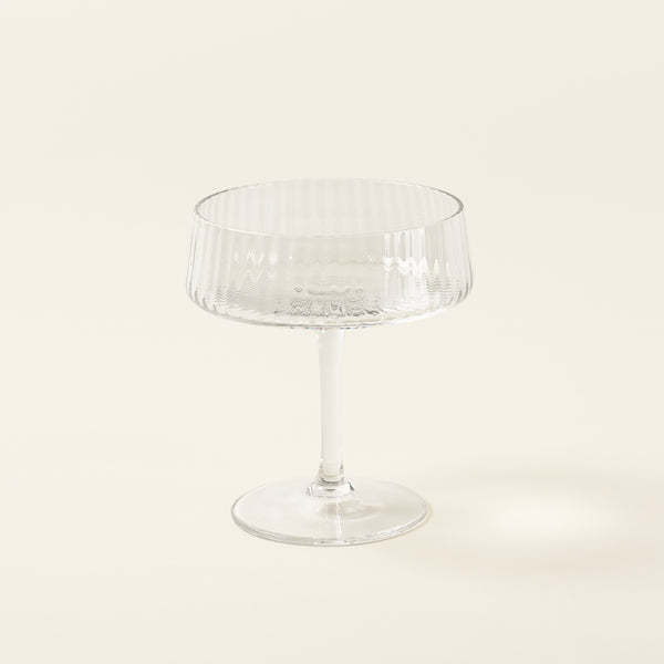 Linea Textured Coupe Glass