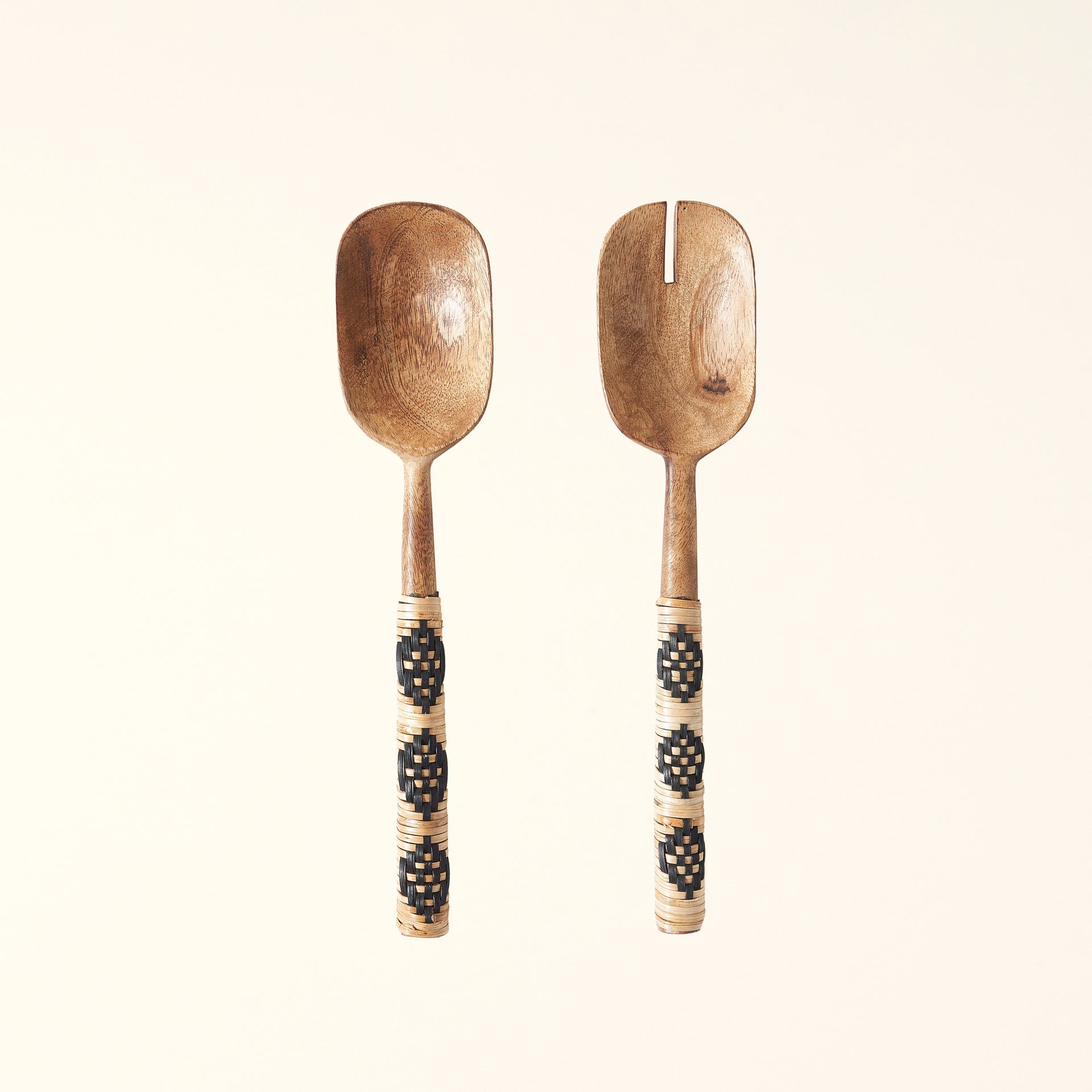 Mango Wood Salad Servers