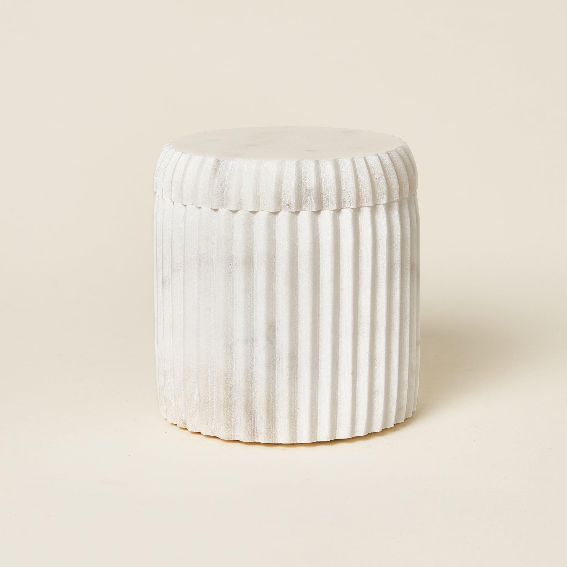 Marla Marble Lidded Canister