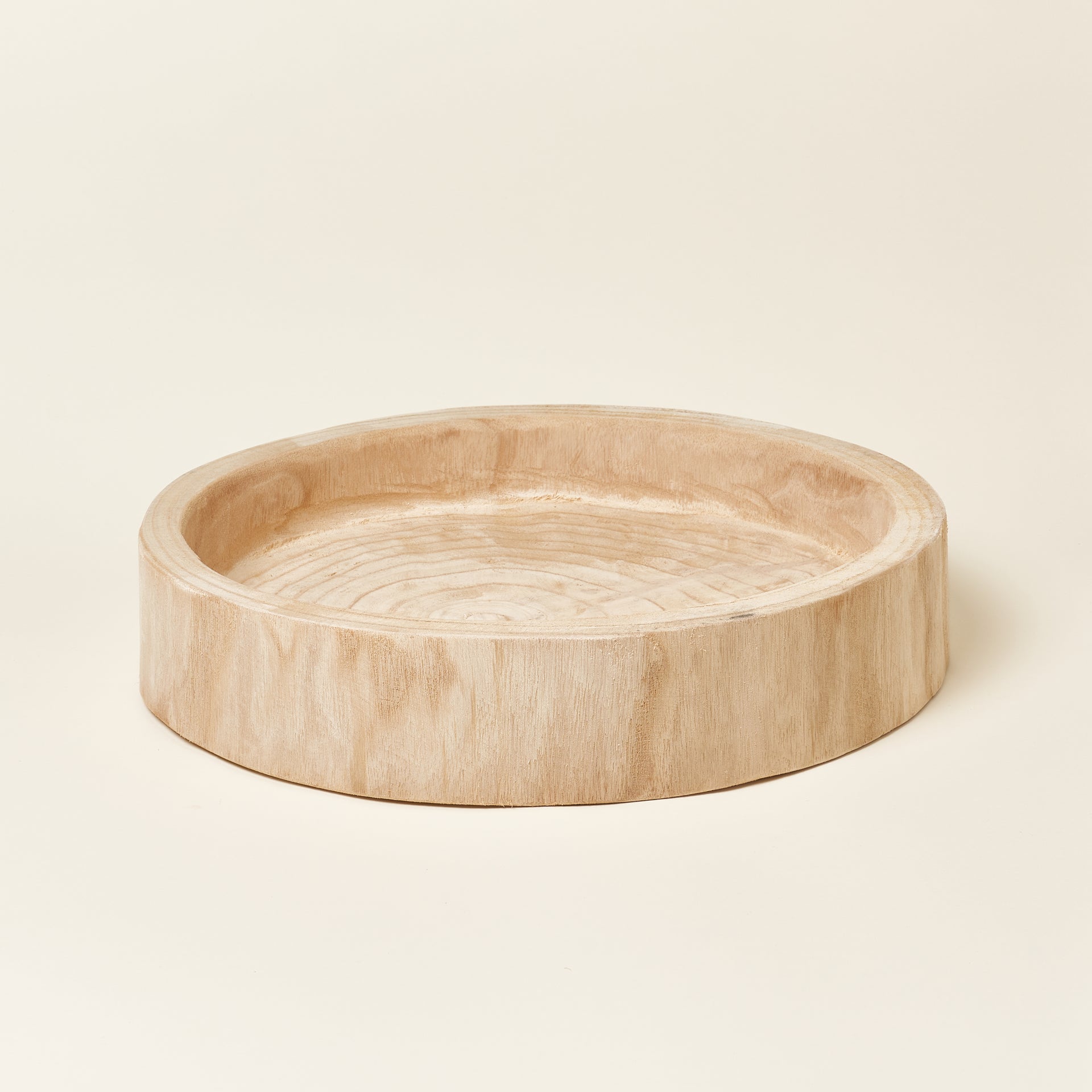 Paulownia Wood Hand Carved Tray